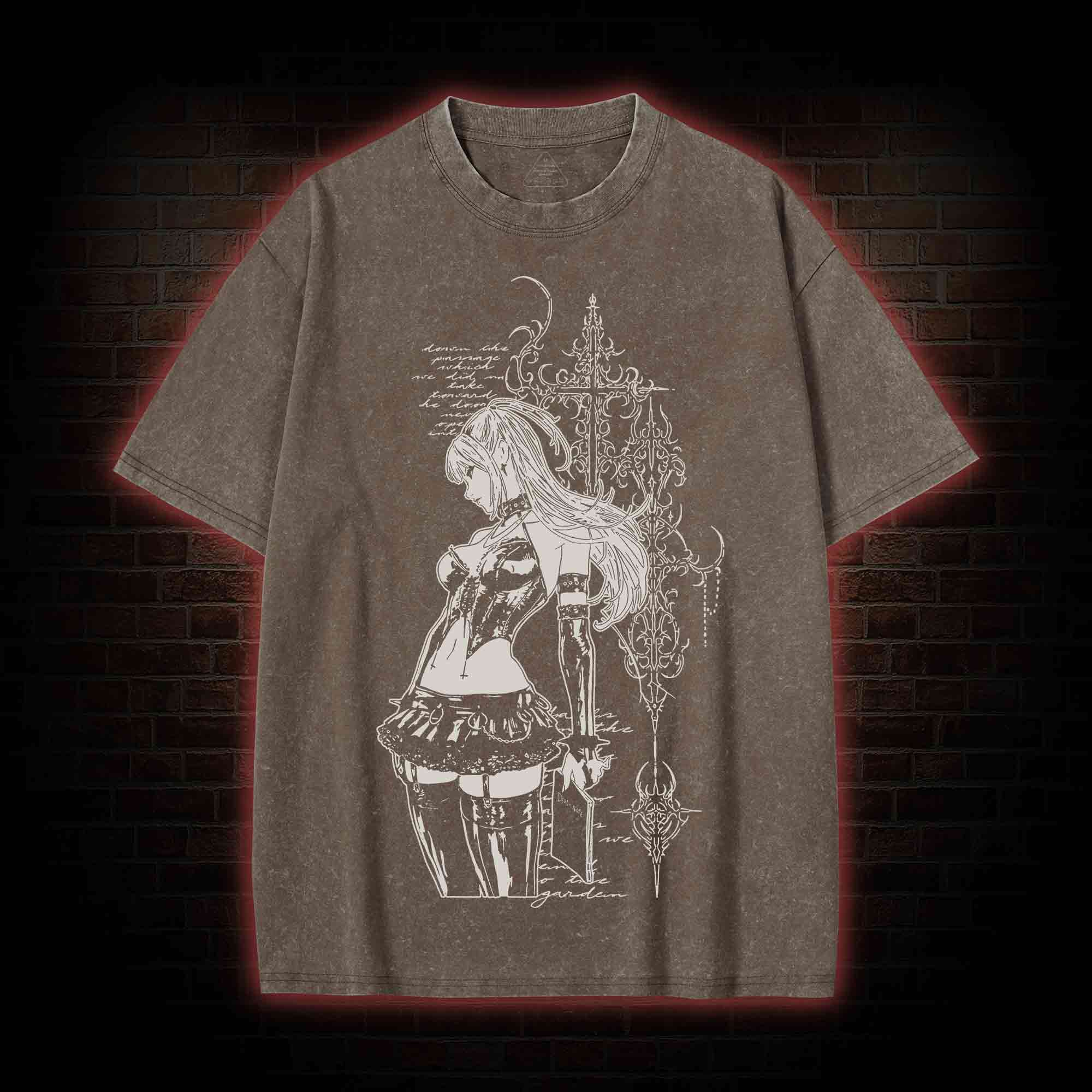 Aspire to Life Goals Washed T-shirt