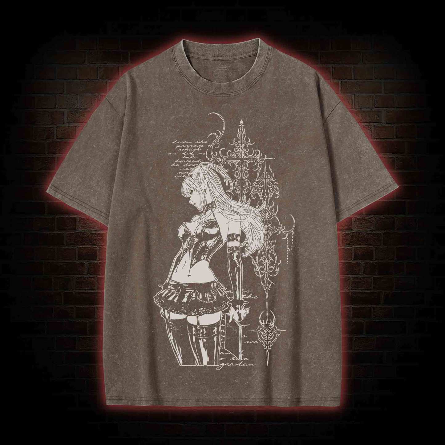 Aspire to Life Goals Washed T-shirt