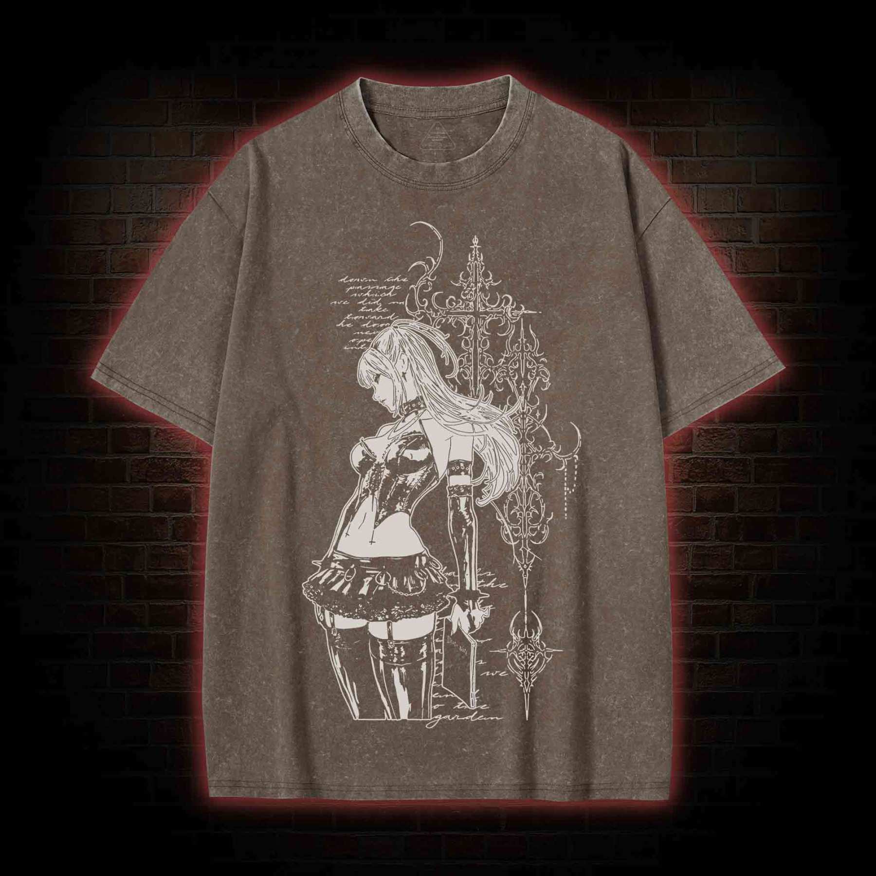 Aspire to Life Goals Washed T-shirt