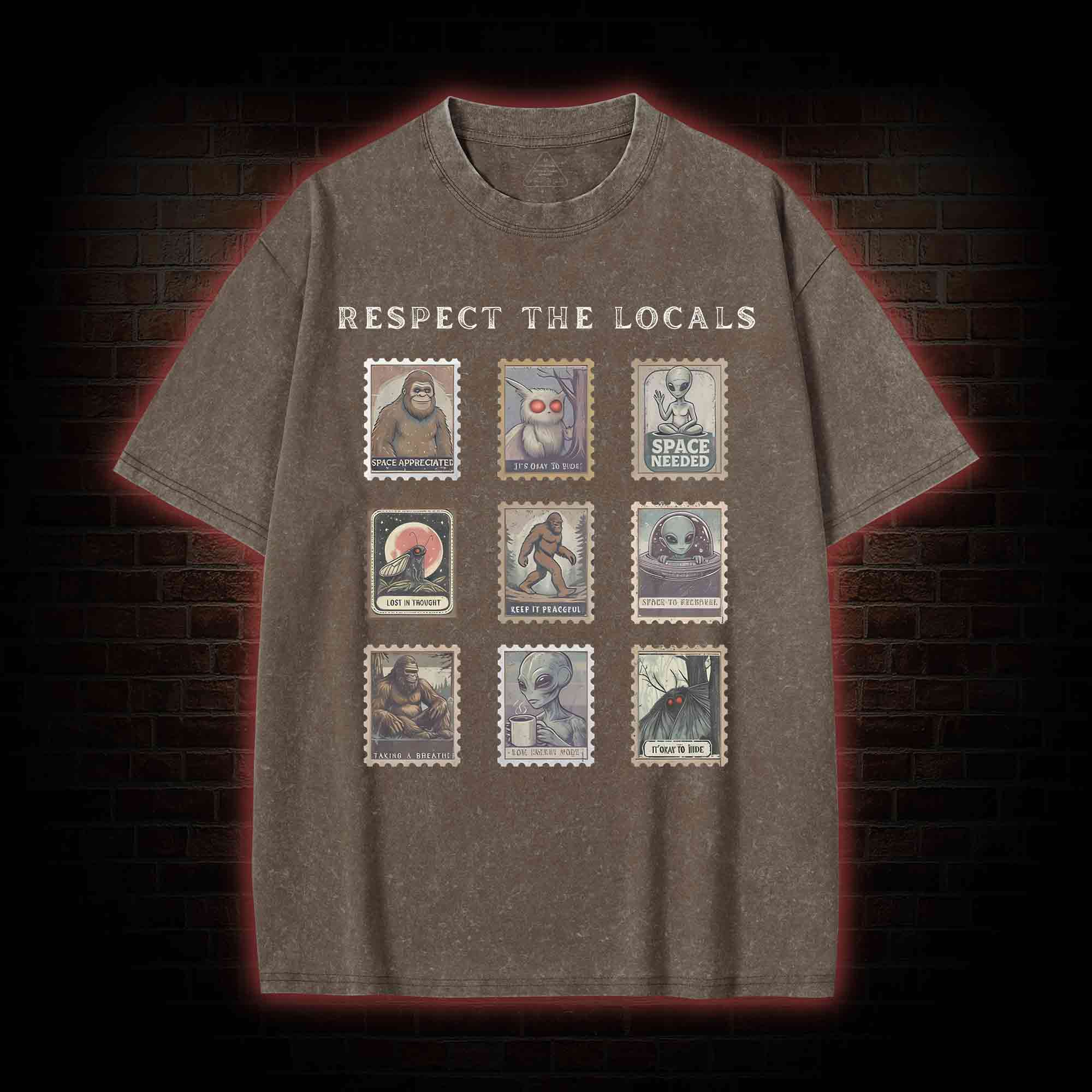 Respect the Locals Washed T-shirt