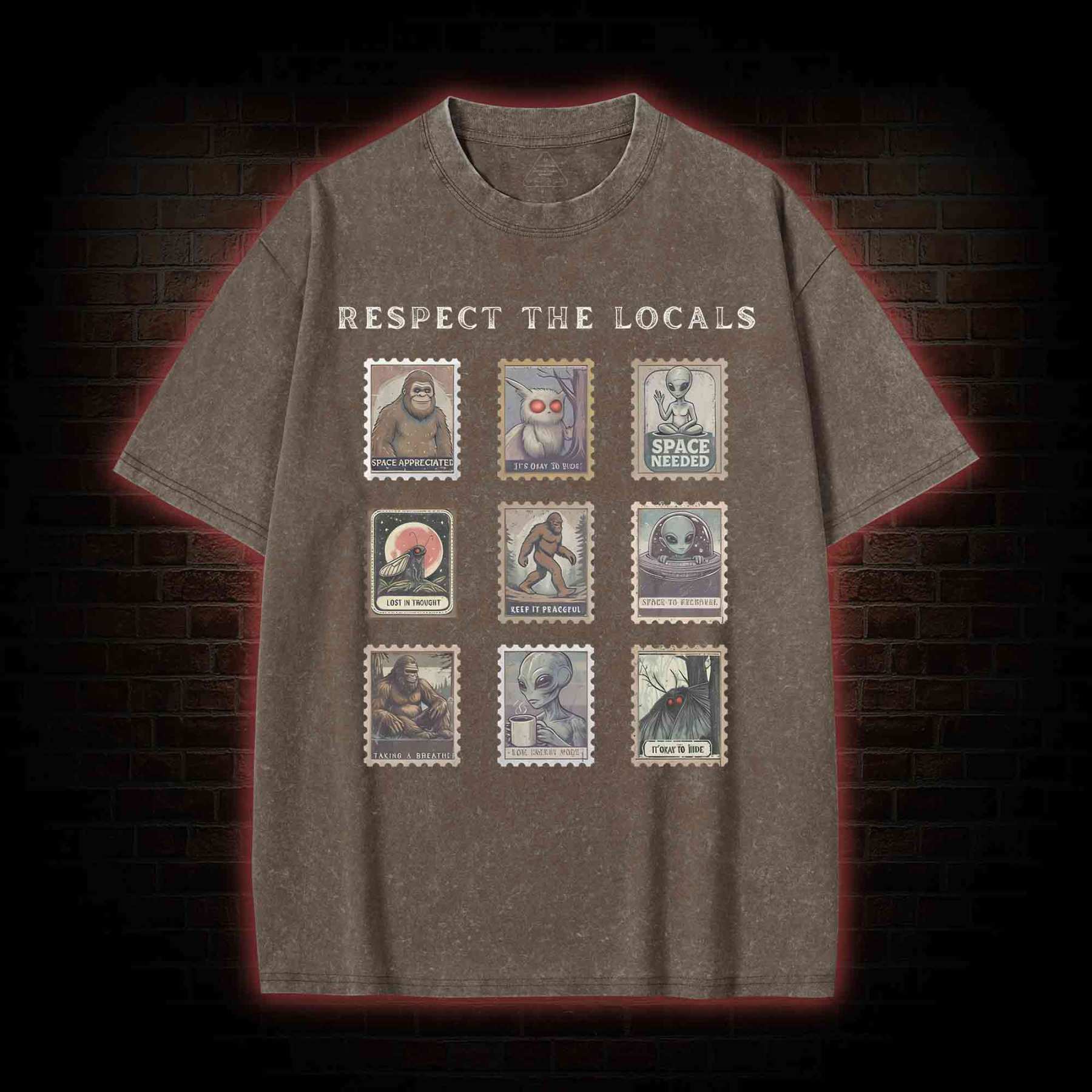 Respect the Locals Washed T-shirt