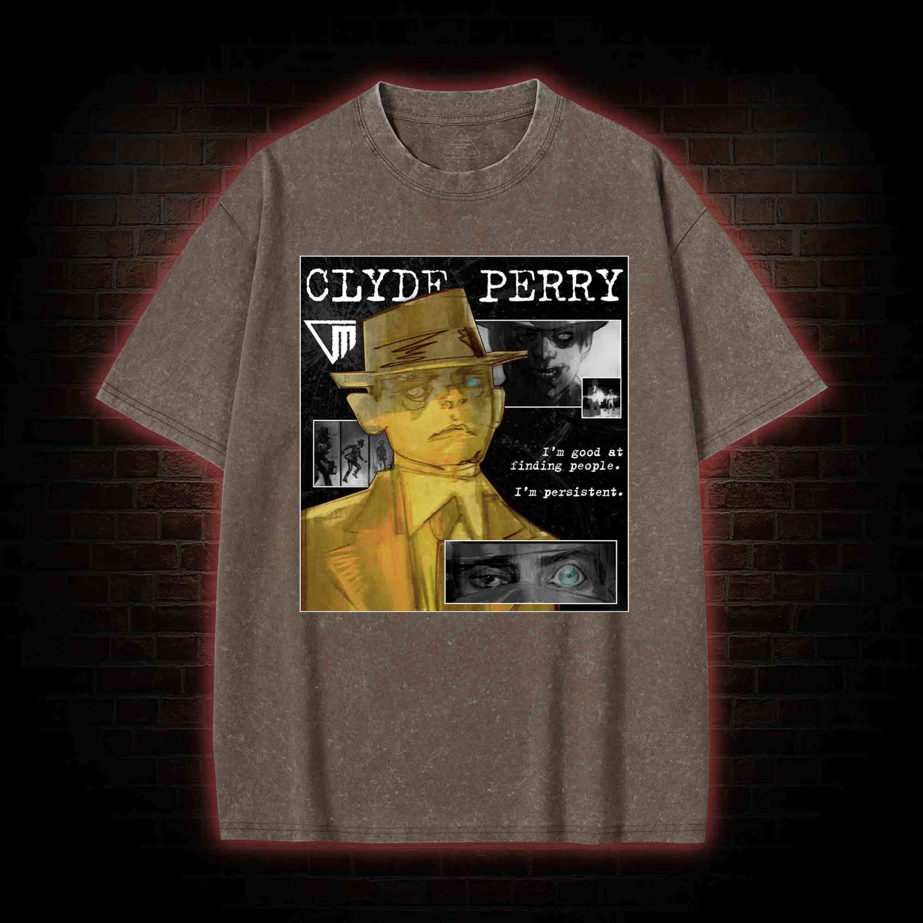 I'm Good at Finding People Washed T-shirt