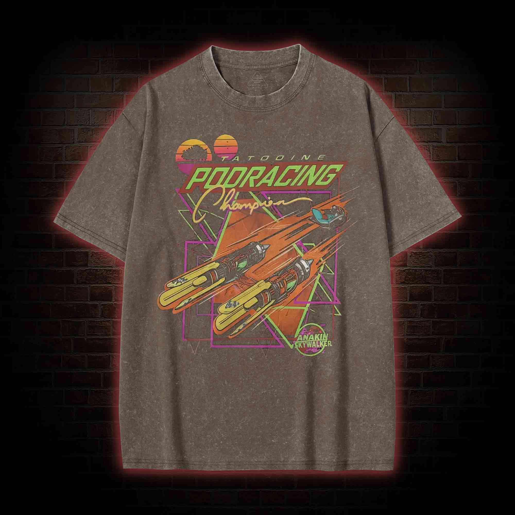 May the Force be with You Washed T-shirt