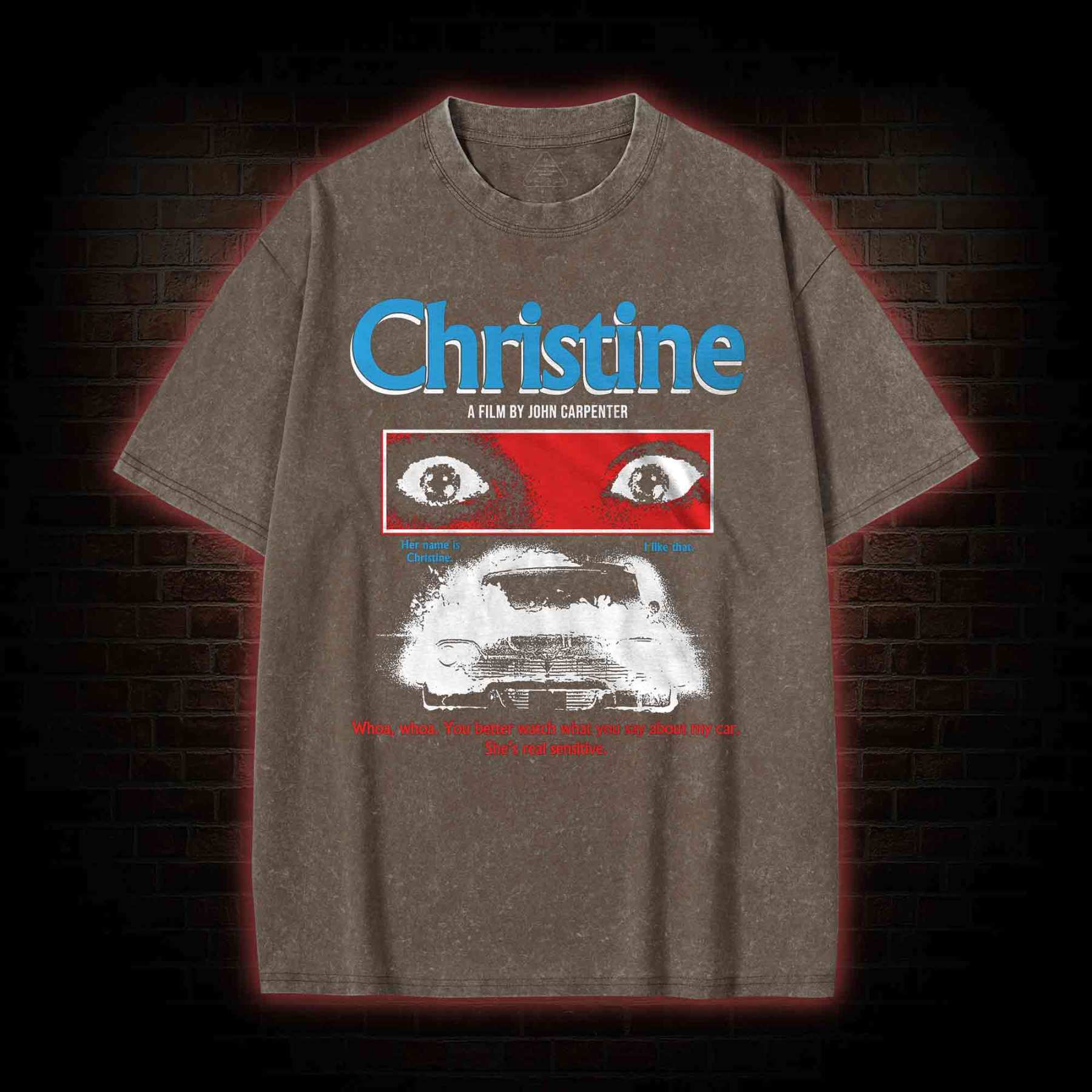 She's Real Sensitive Washed T-shirt