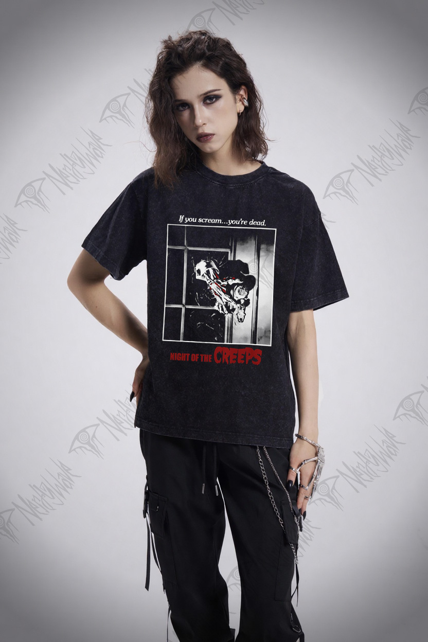 If You Scream You Die Washed T-shirt