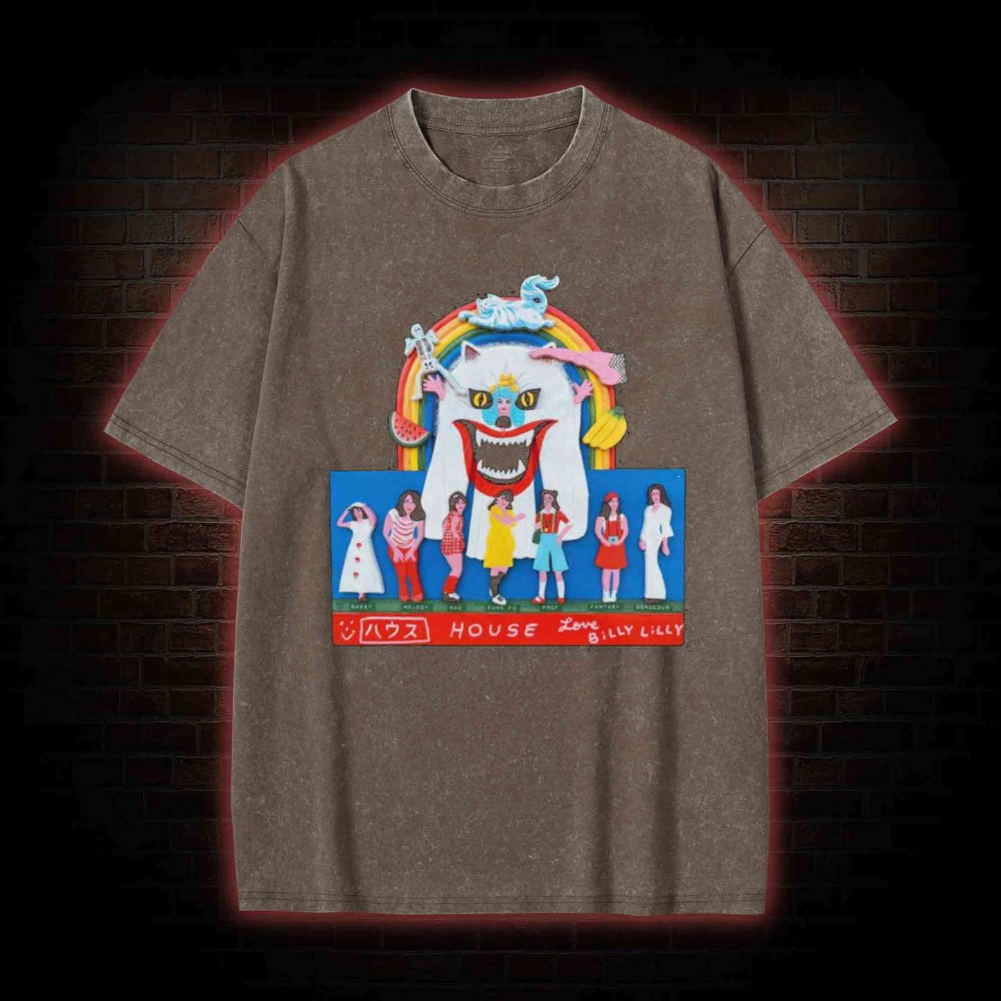 The Girls will Wake Up When They are Hungry Washed T-shirt