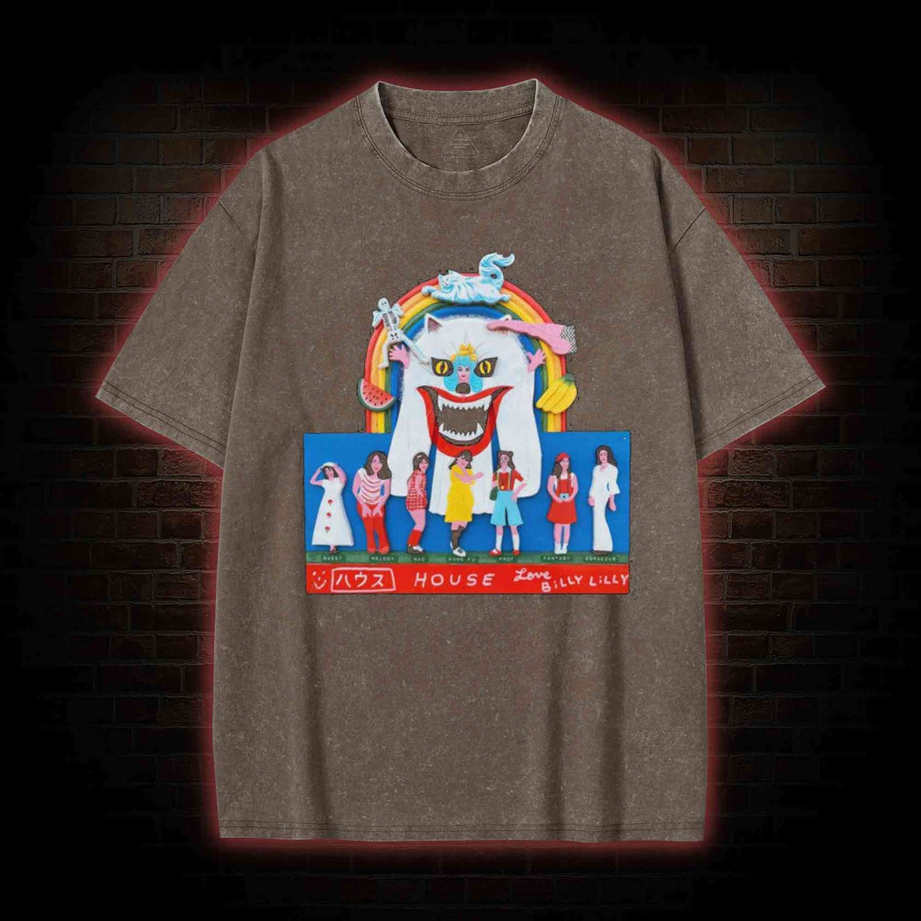 The Girls will Wake Up When They are Hungry Washed T-shirt