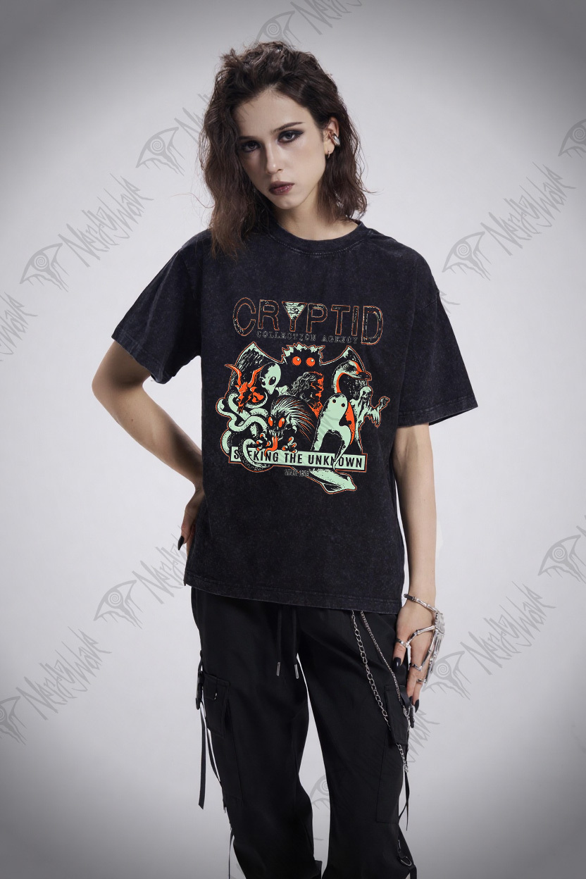 Cryptid Collection Agency Washed T-shirt