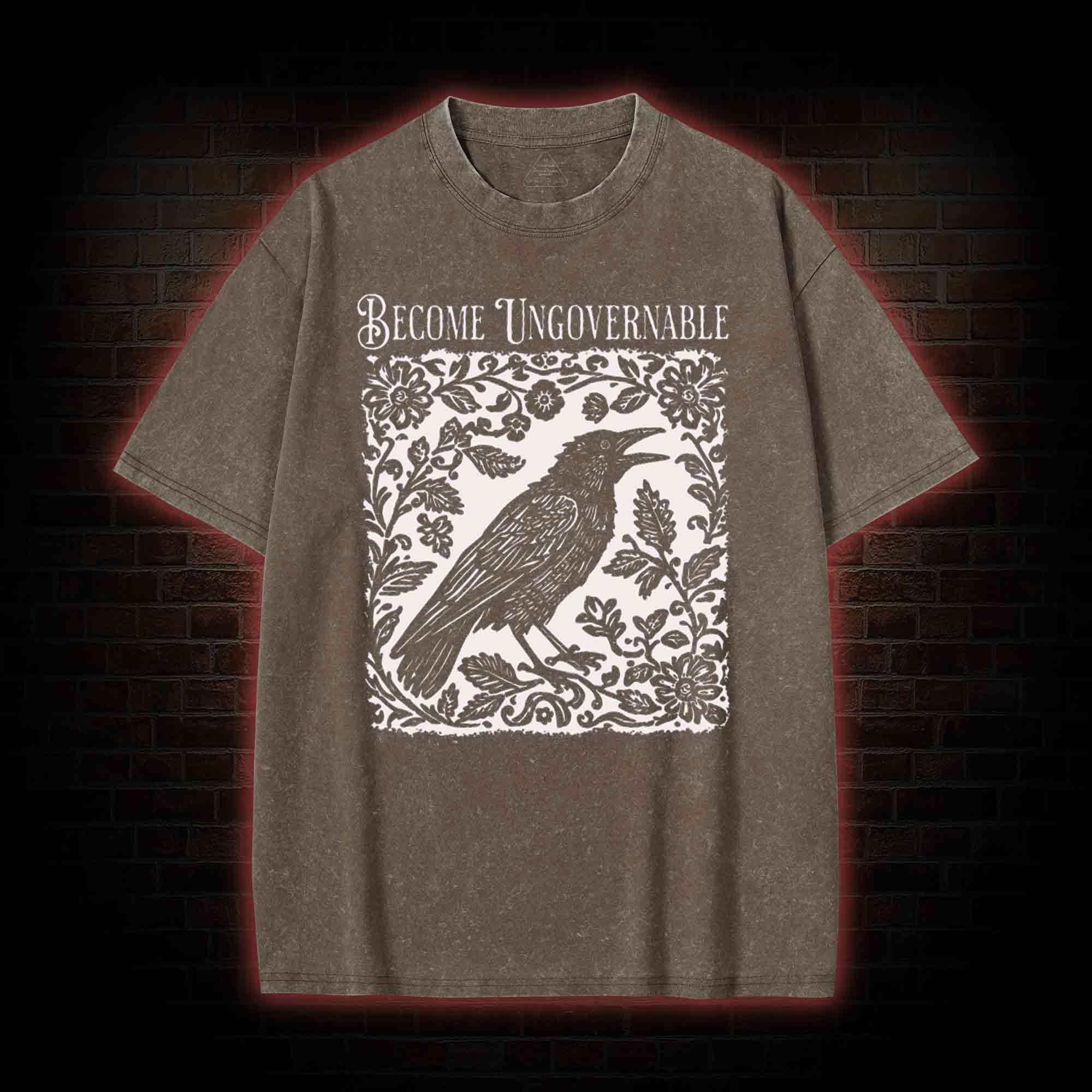Become Ungovernable Washed T-shirt