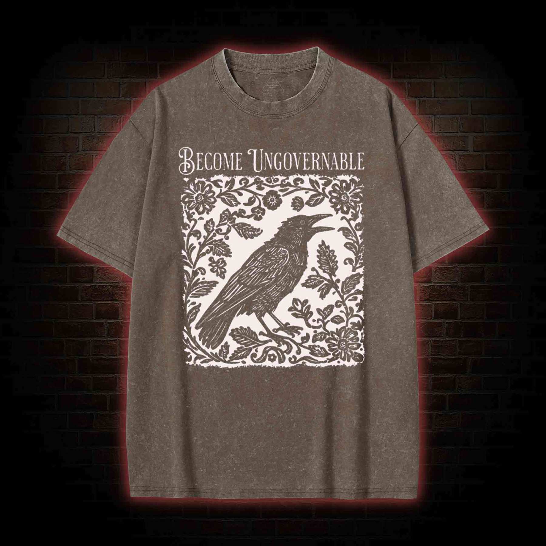 Become Ungovernable Washed T-shirt