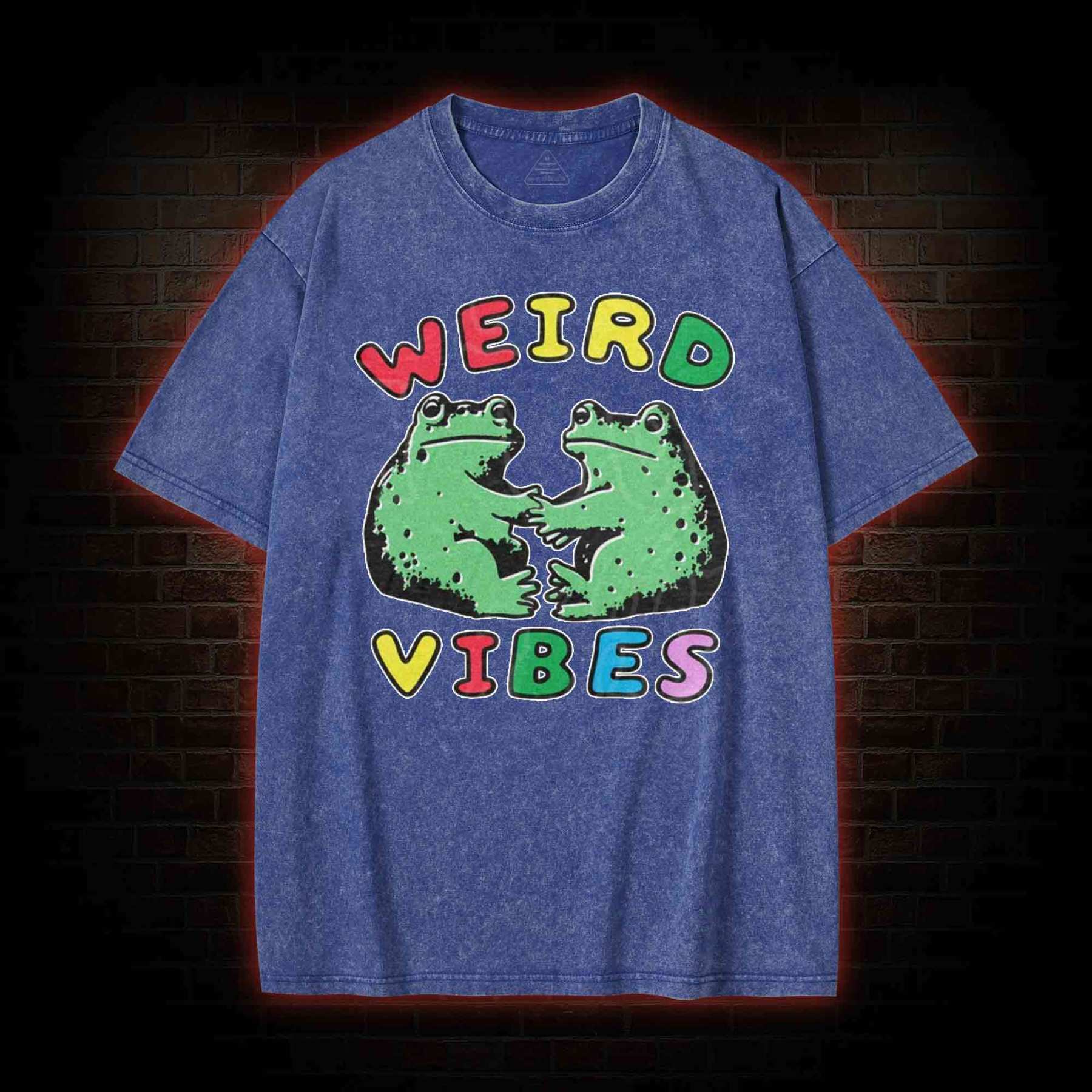 Funny Frog Cottagecore Washed T-shirt