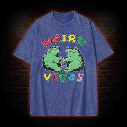 Funny Frog Cottagecore Washed T-shirt