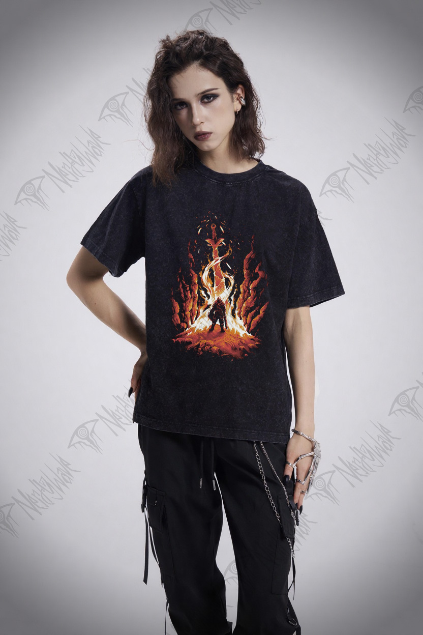The Fire Fades and the Lords Go without Thrones Washed T-shirt