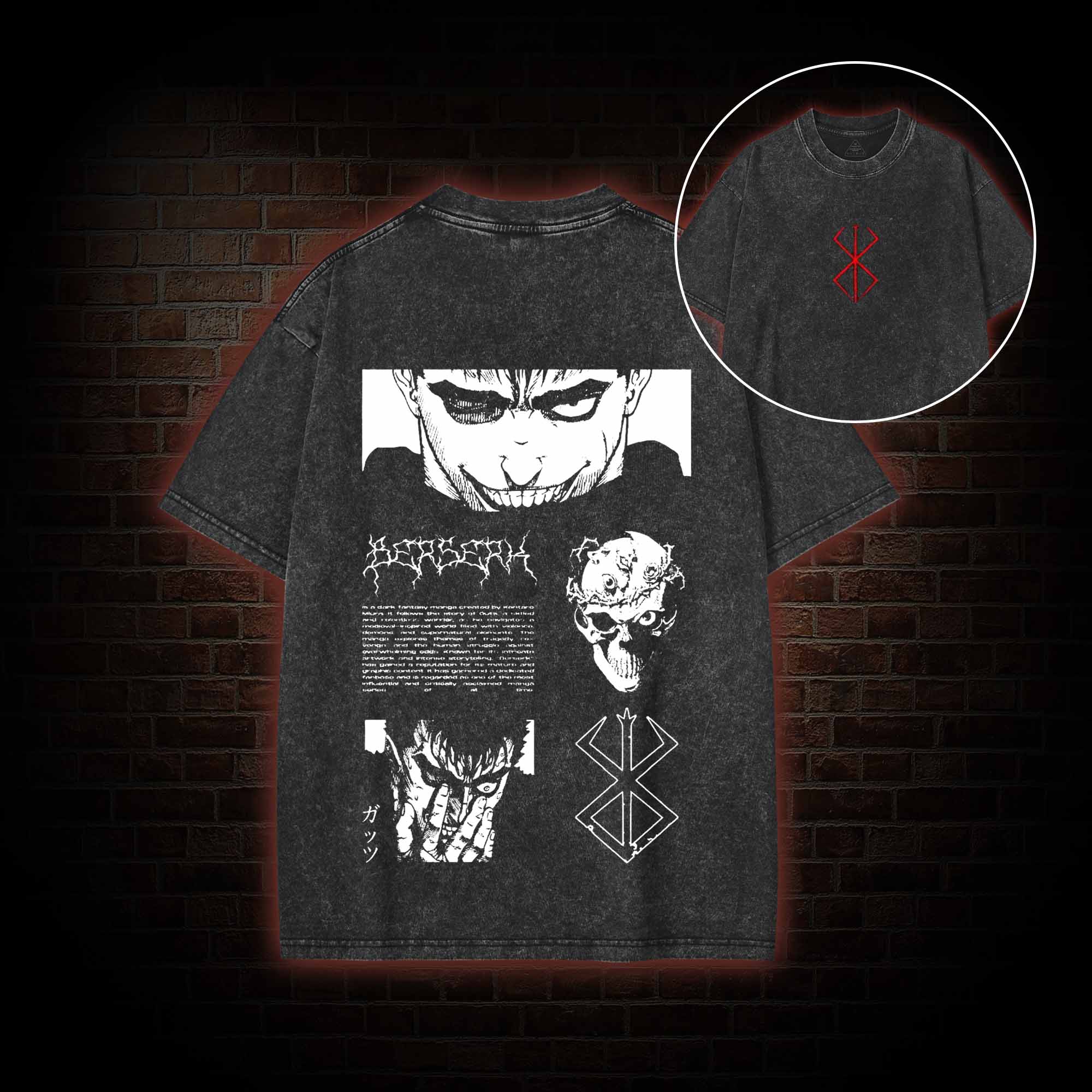 From Now on I will Fight My Own Battles Washed T-shirt