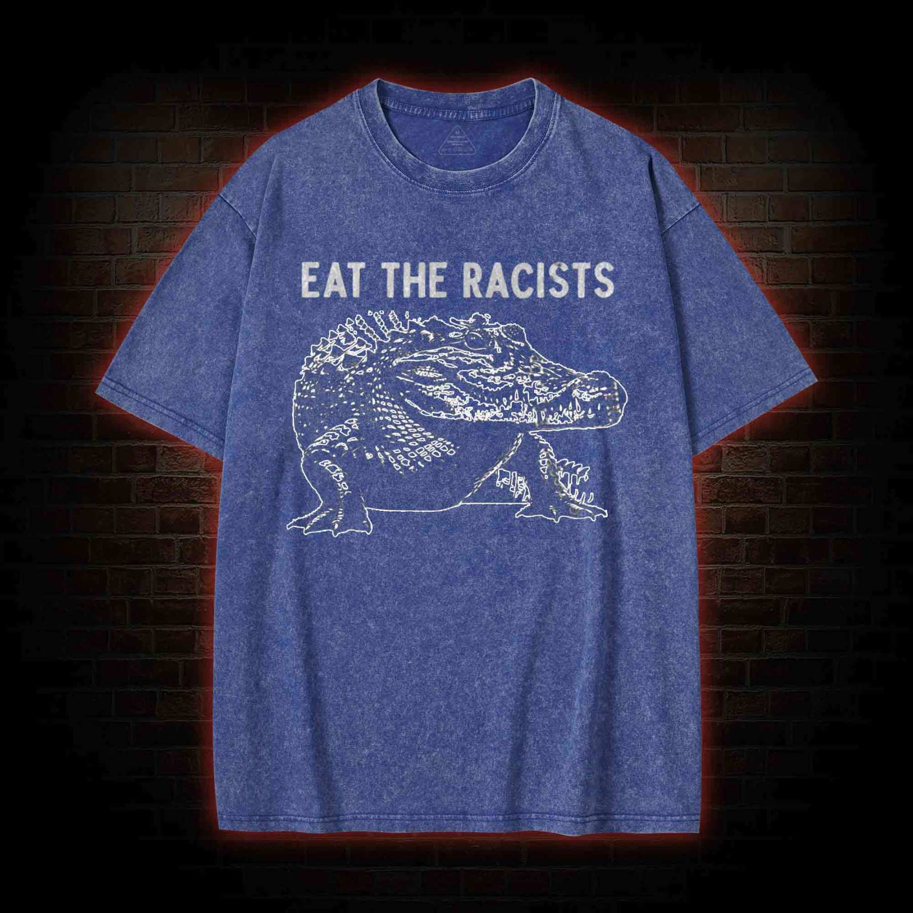 Eat the Racists Washed T-shirt