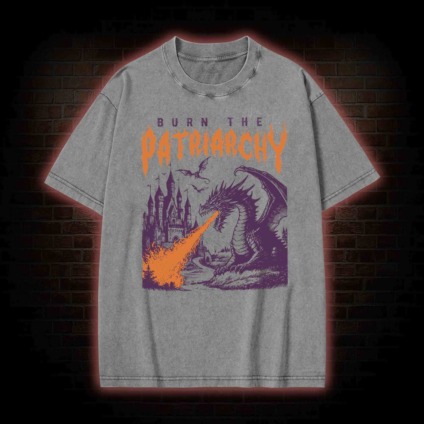 Burn the Patriarchy Washed T-shirt
