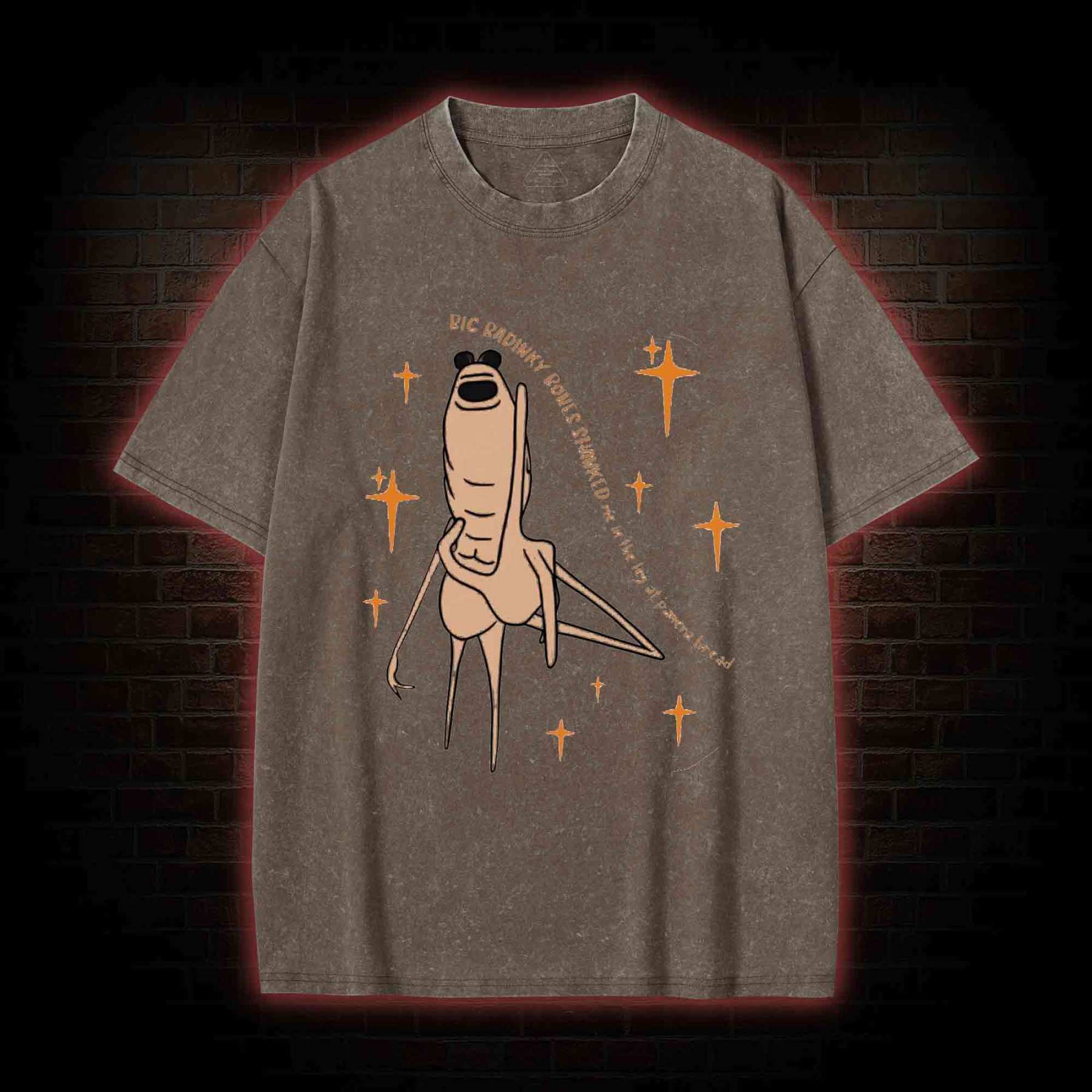 Marcus the Worm Washed T-shirt