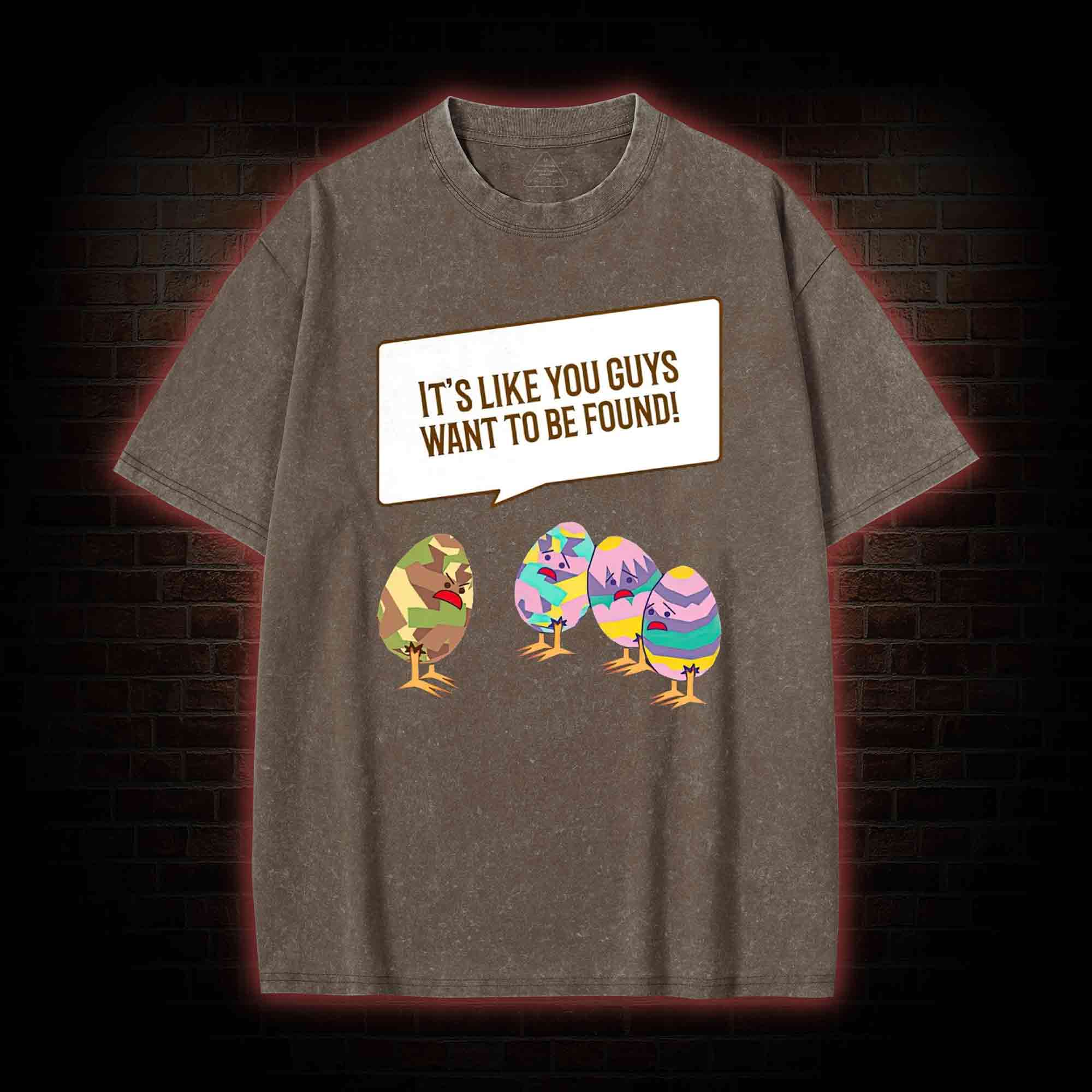 Easter Egg Complaint Washed T-shirt