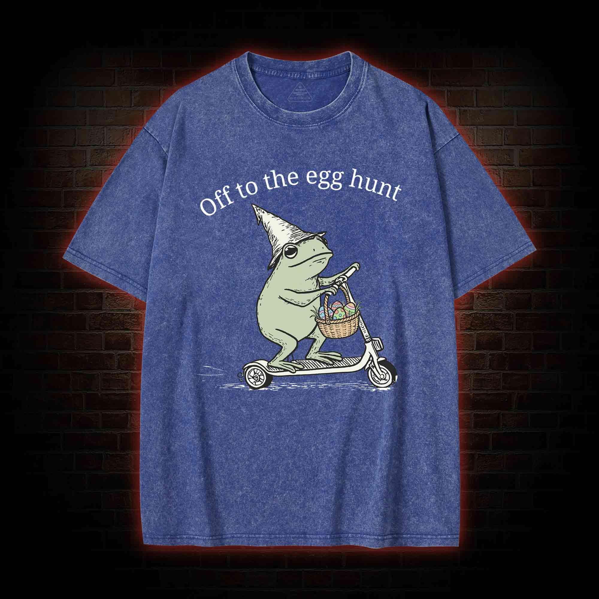 Off to the Egg Hunt Washed T-shirt