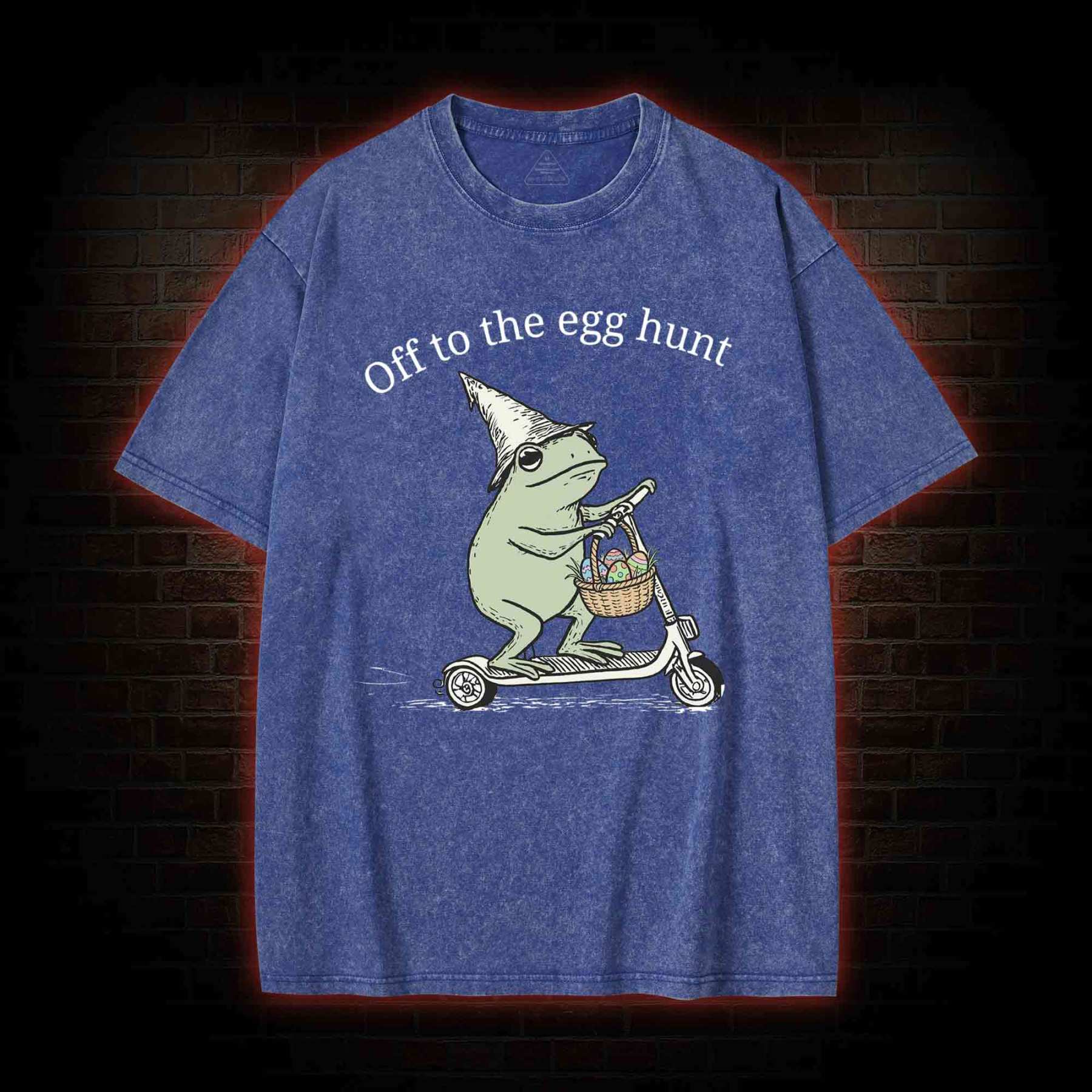 Off to the Egg Hunt Washed T-shirt