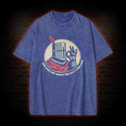 One does not Simply become Elden Lord Washed T-shirt