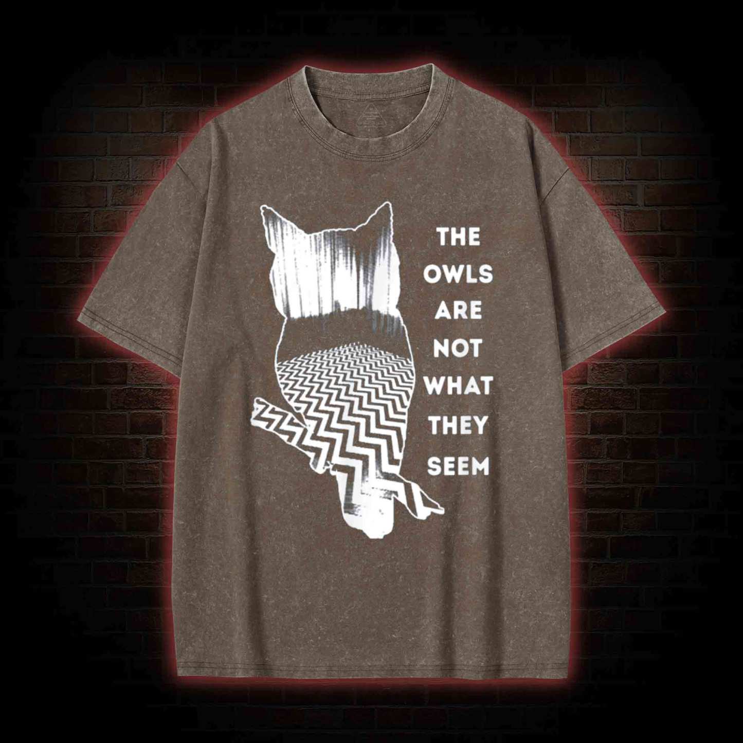The Owls are Not What They Seem Washed T-shirt