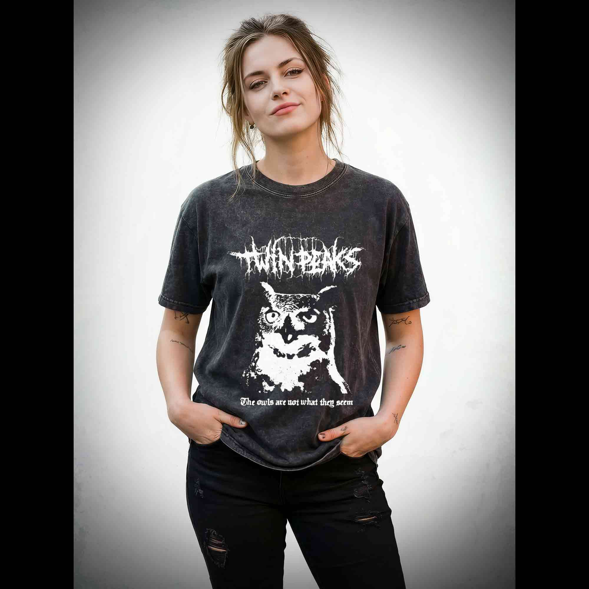 The Owls are Not What They Seem Washed T-shirt