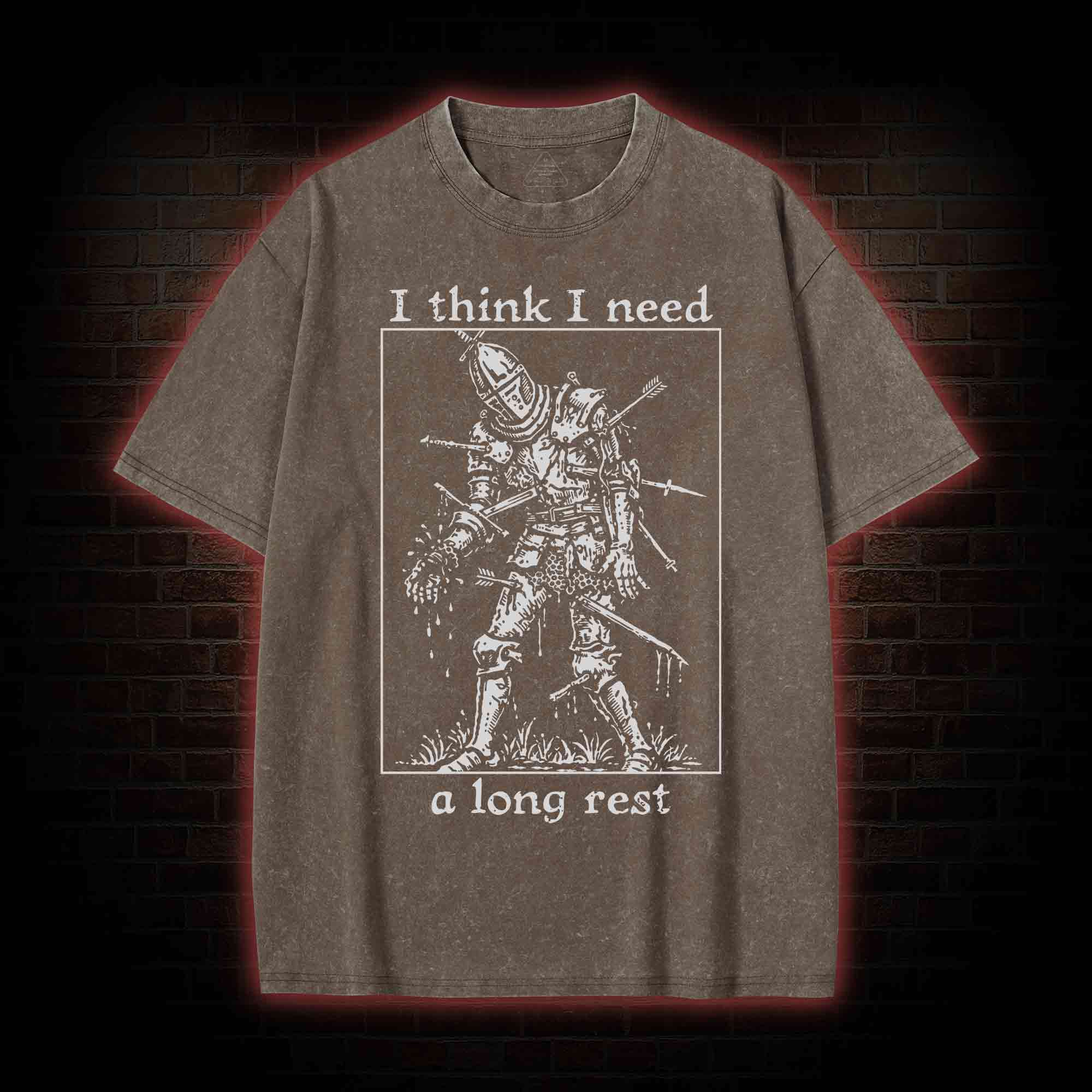 Roll the Dice to Decide Who Goes First Washed T-shirt