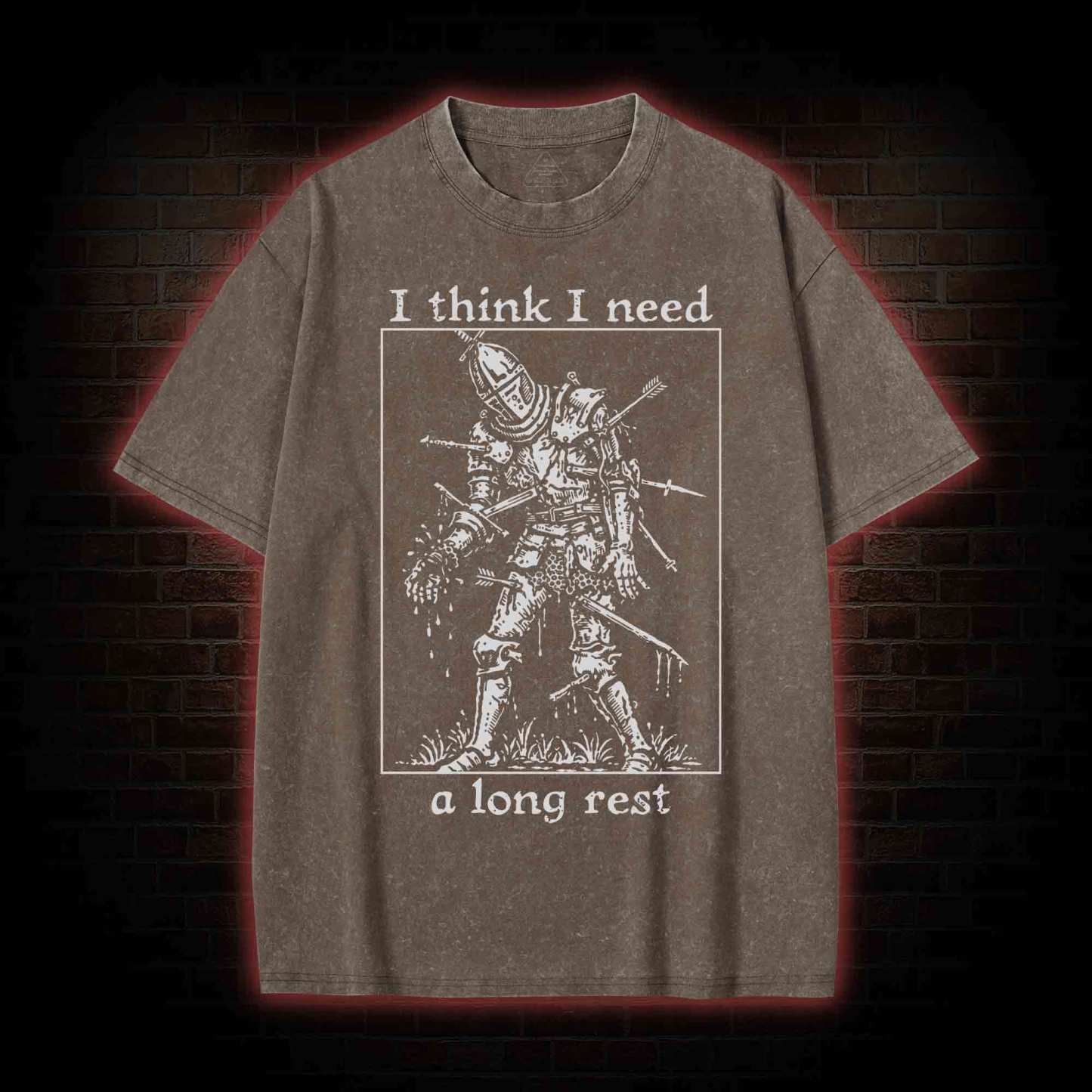 Roll the Dice to Decide Who Goes First Washed T-shirt