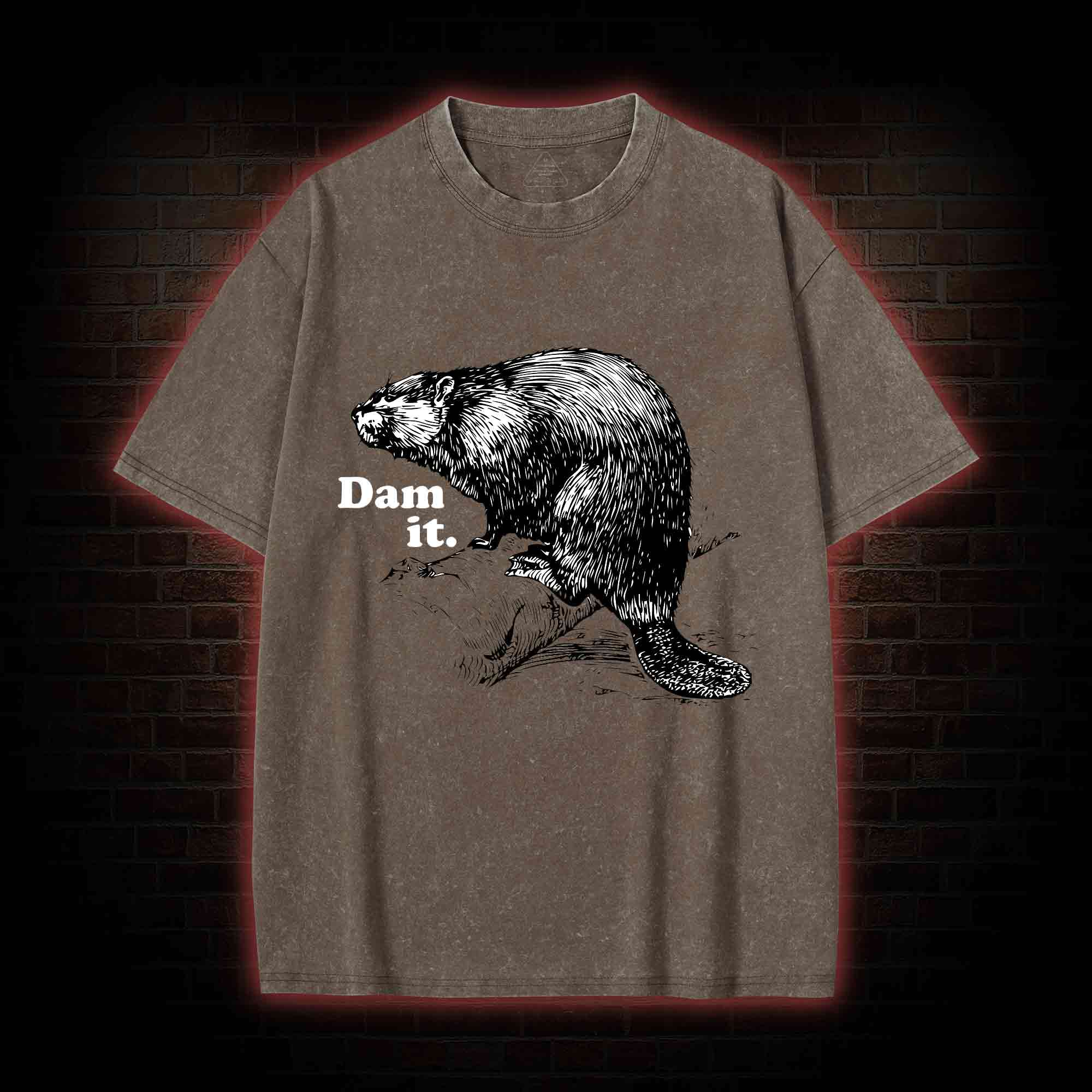 Dam It Washed T-shirt