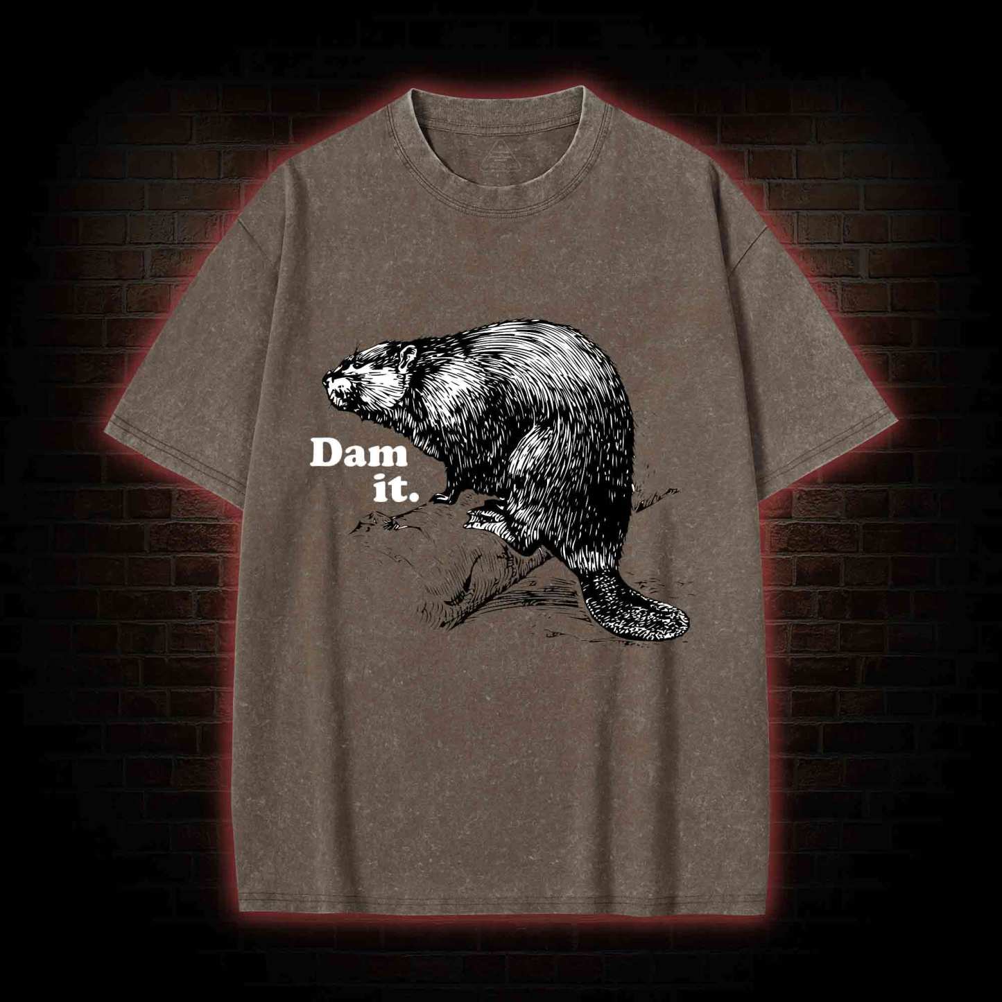 Dam It Washed T-shirt