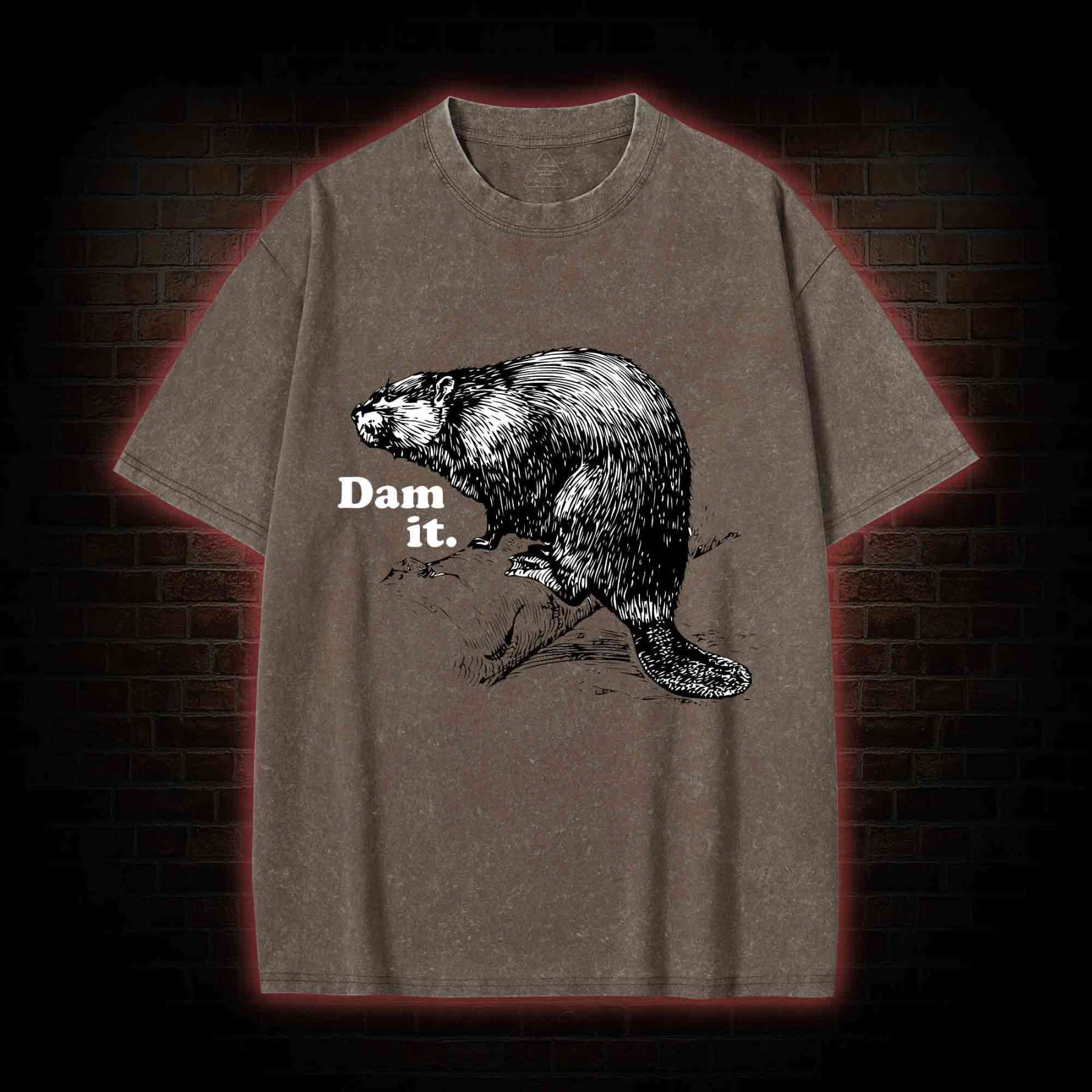 Dam It Washed T-shirt