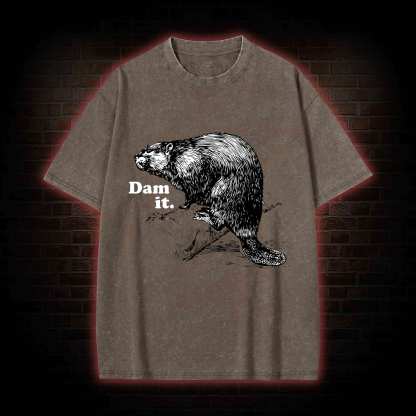 Dam It Washed T-shirt
