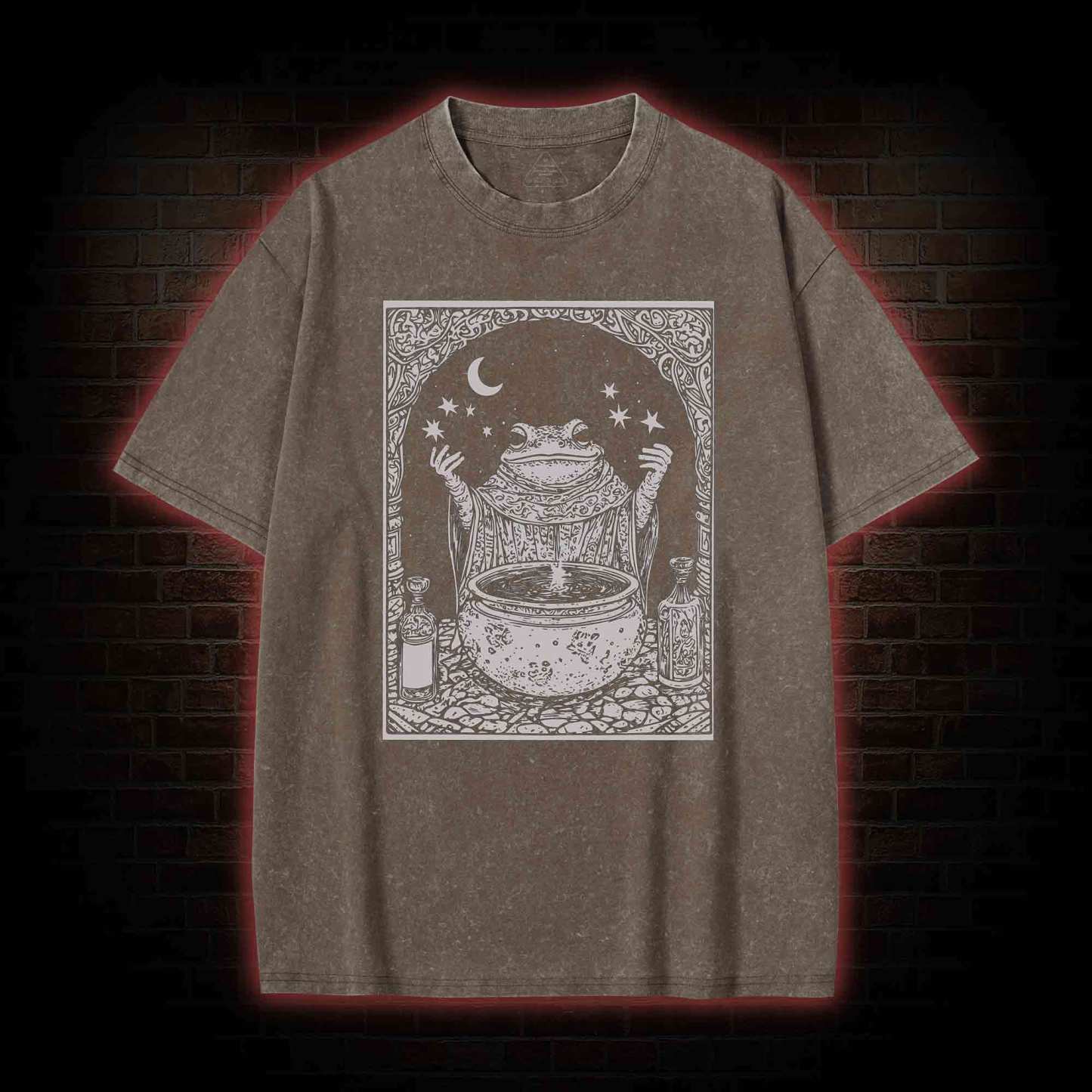 Frog Wizard Washed T-shirt