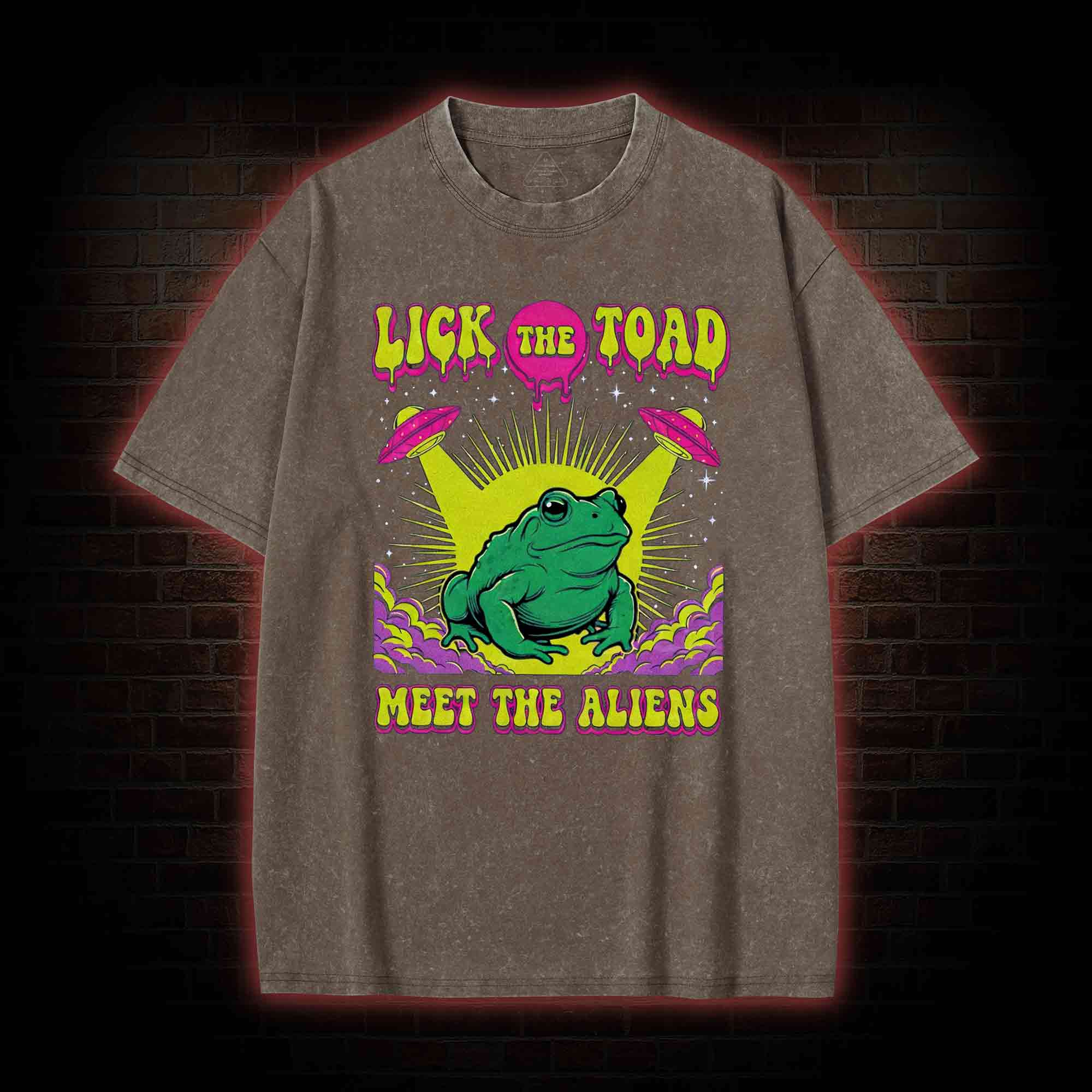 Lick the Toad Washed T-shirt