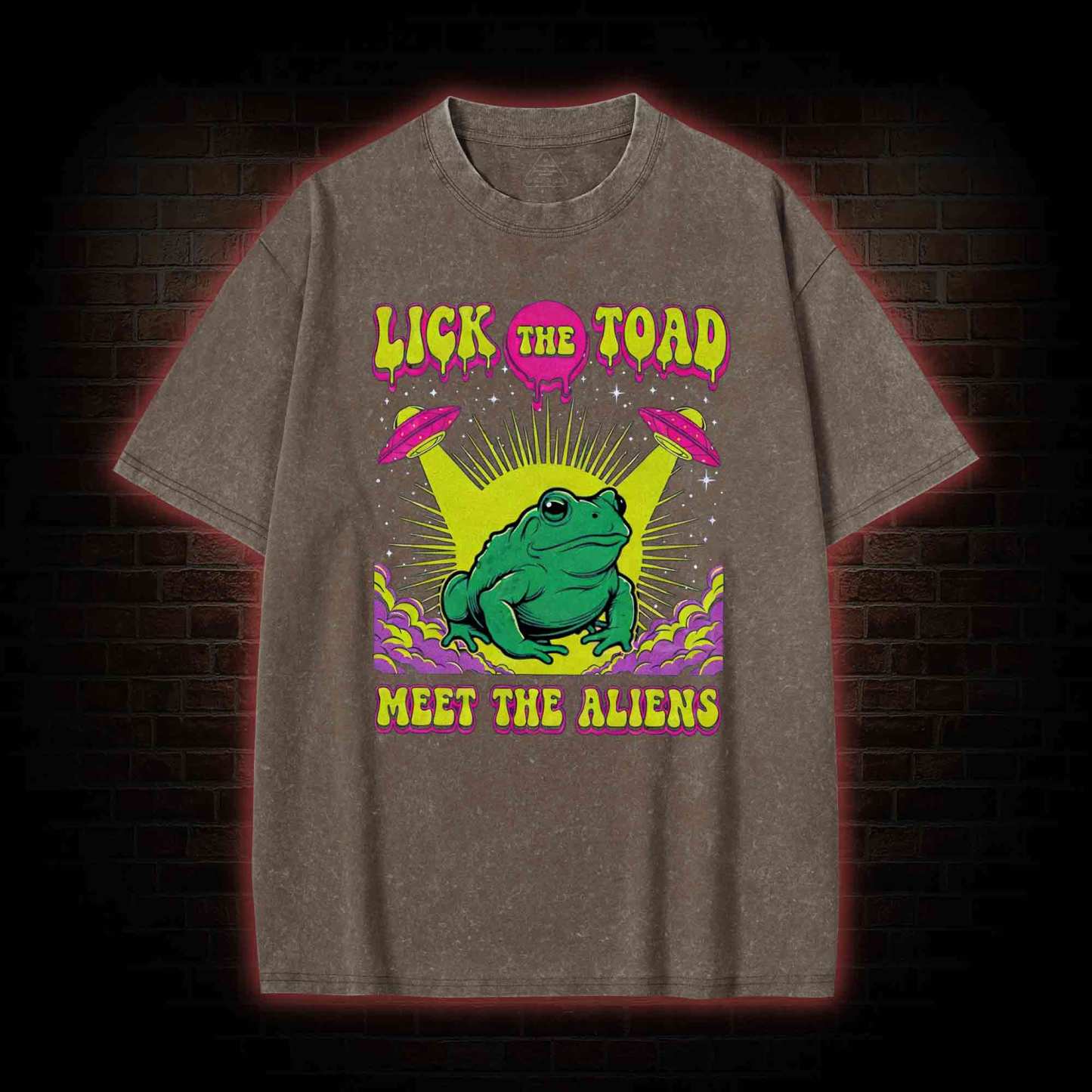 Lick the Toad Washed T-shirt