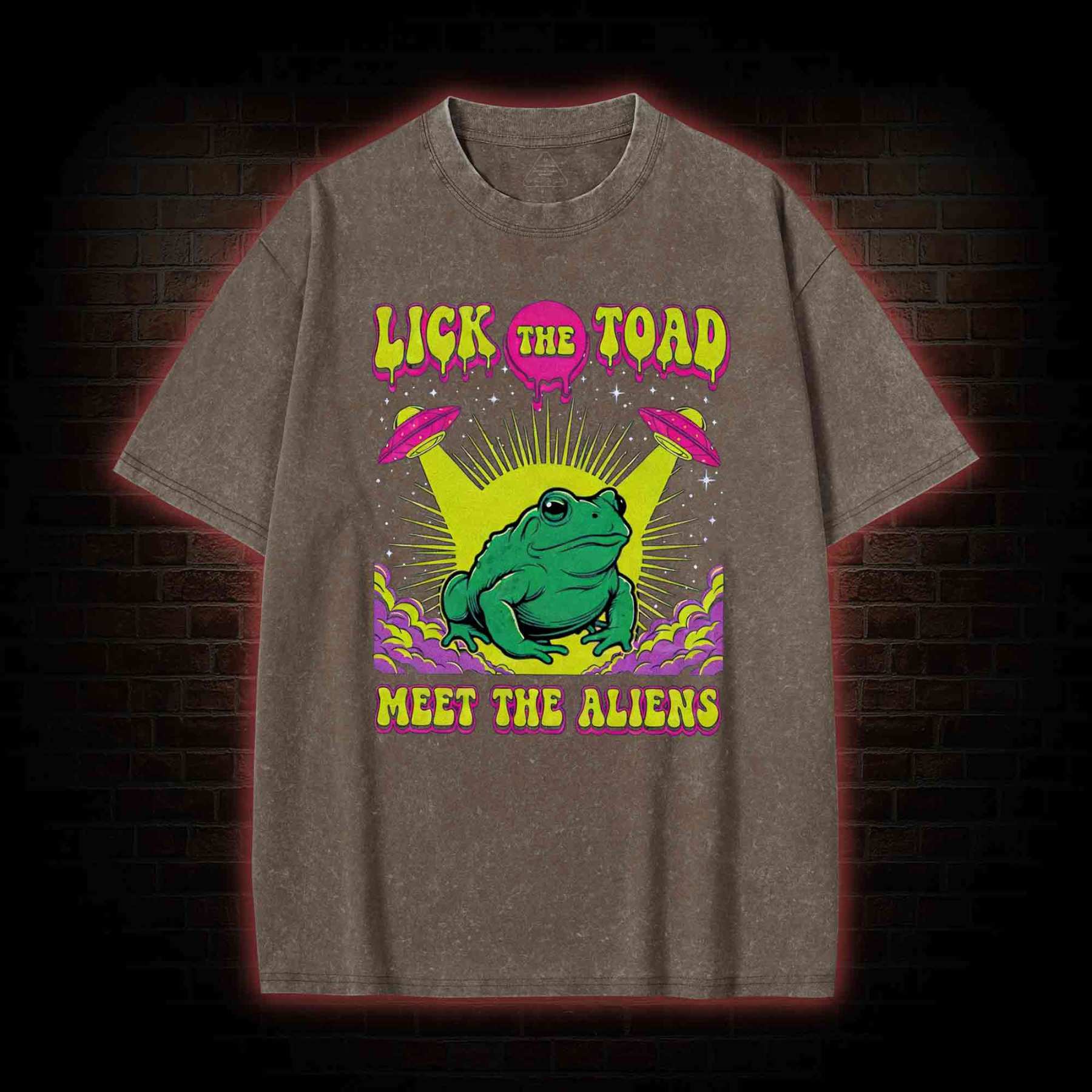 Lick the Toad Washed T-shirt