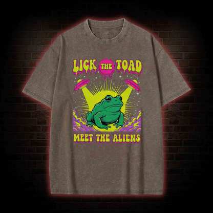 Lick the Toad Washed T-shirt