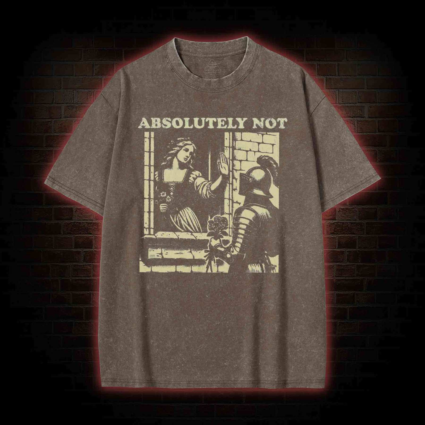 Knightcore Aesthetic Washed T-shirt