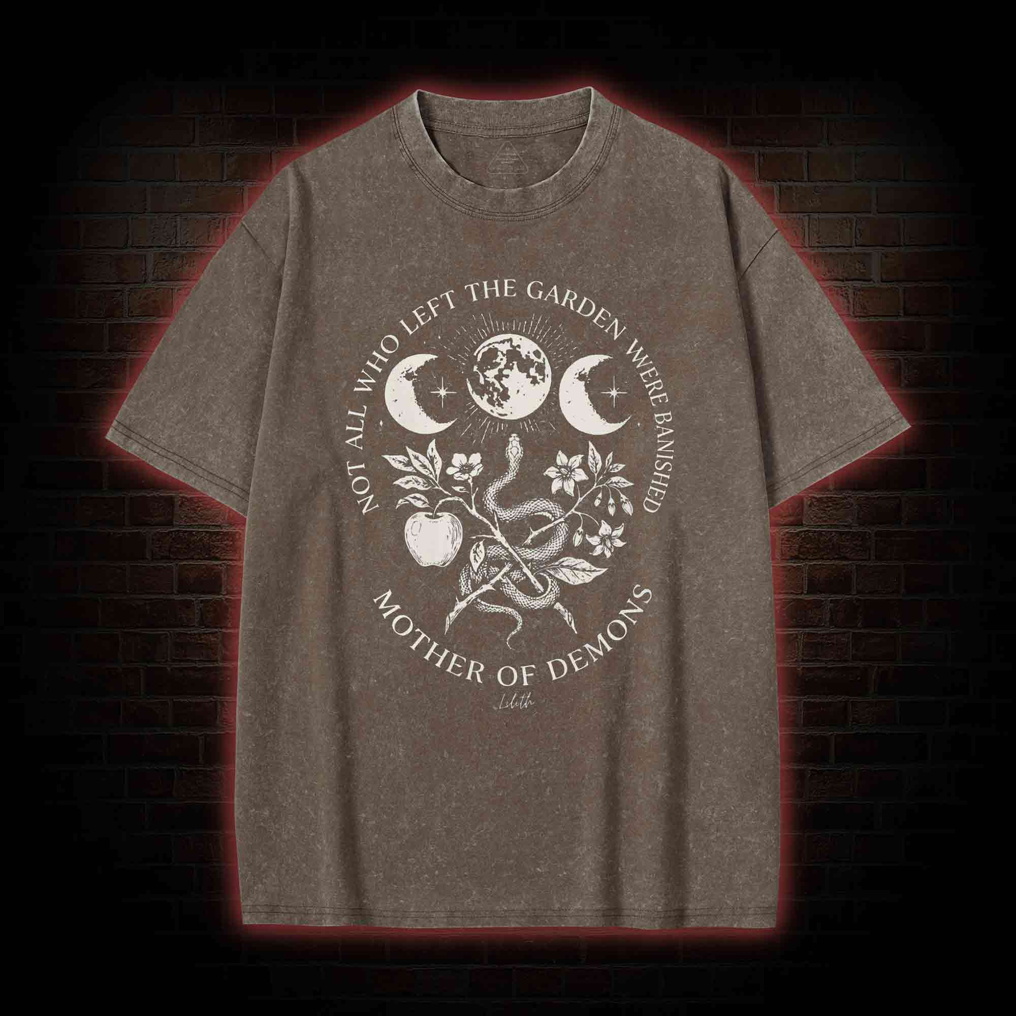 Not All Who Left the Garden were Banished Washed T-shirt