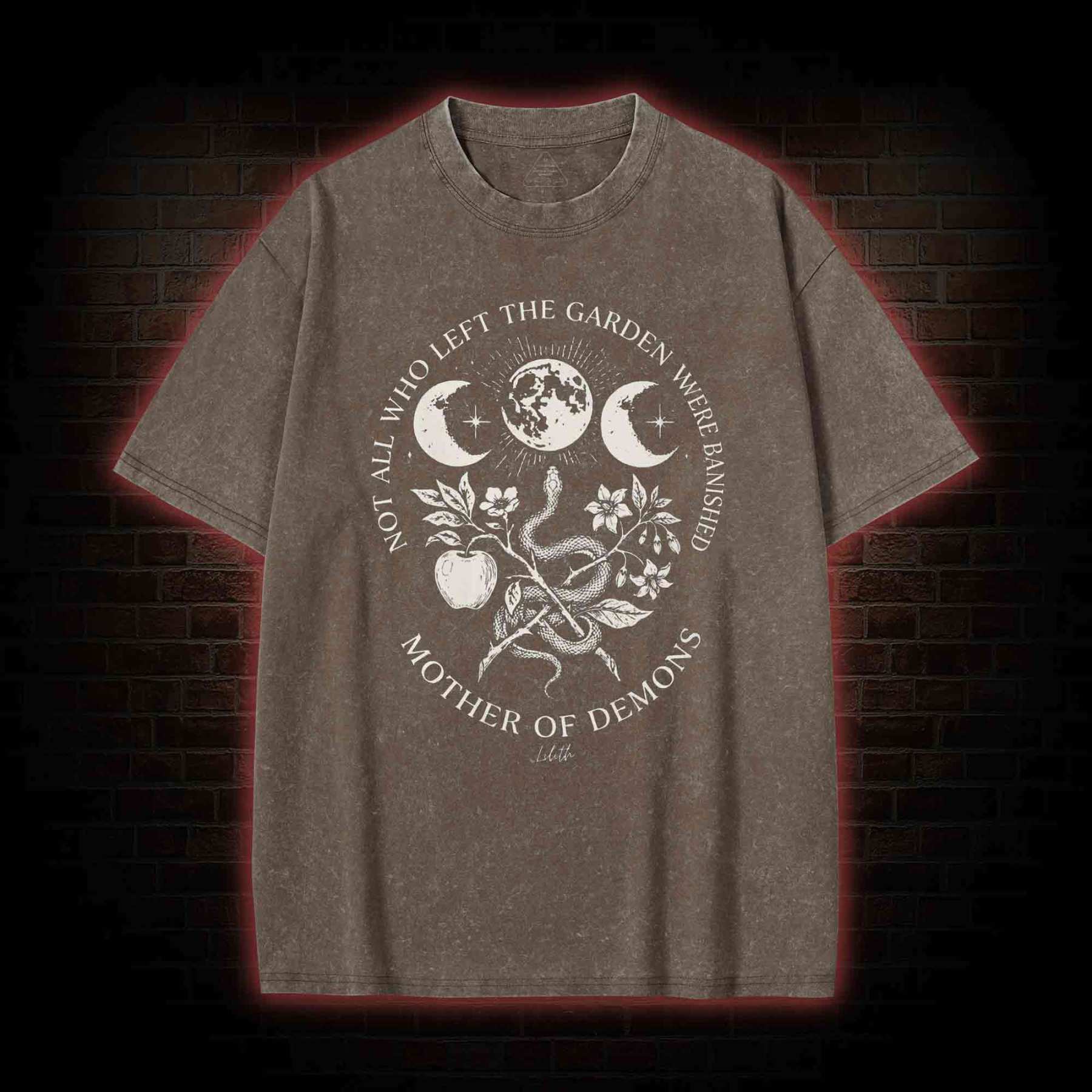 Not All Who Left the Garden were Banished Washed T-shirt