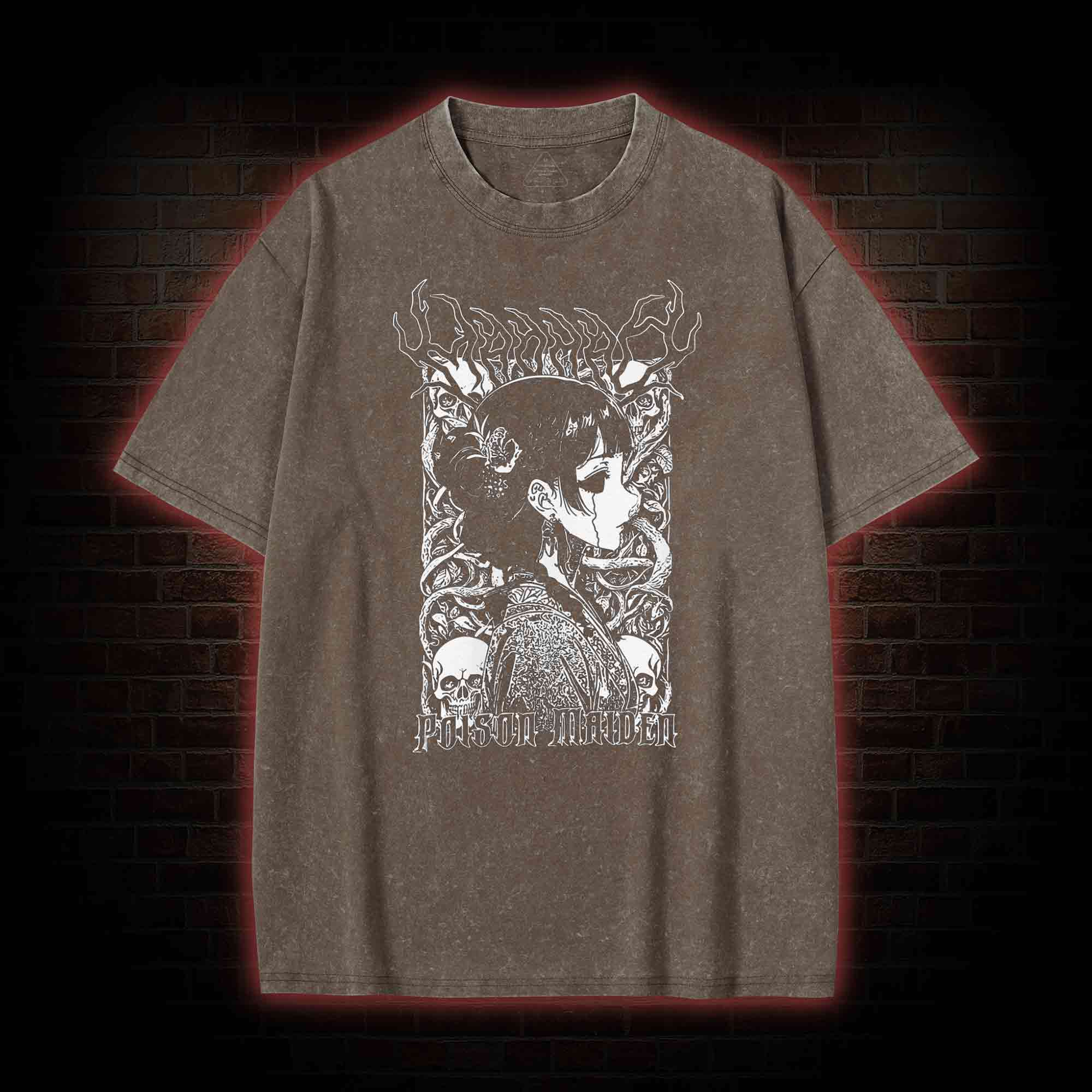 Poison Maiden Washed T-shirt