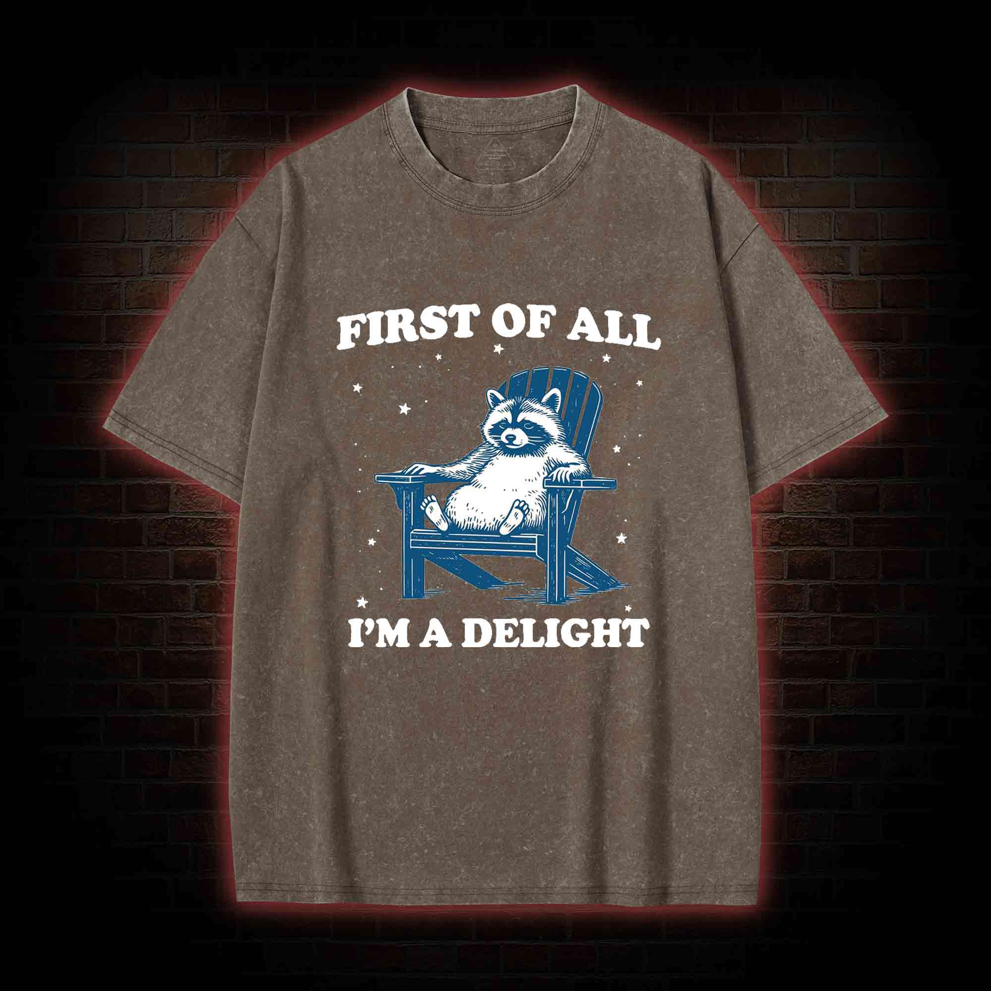 First of All I'm a Delight Washed T-shirt