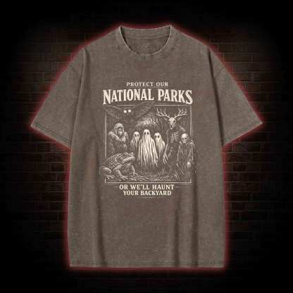 Protect Our National Parks Washed T-shirt