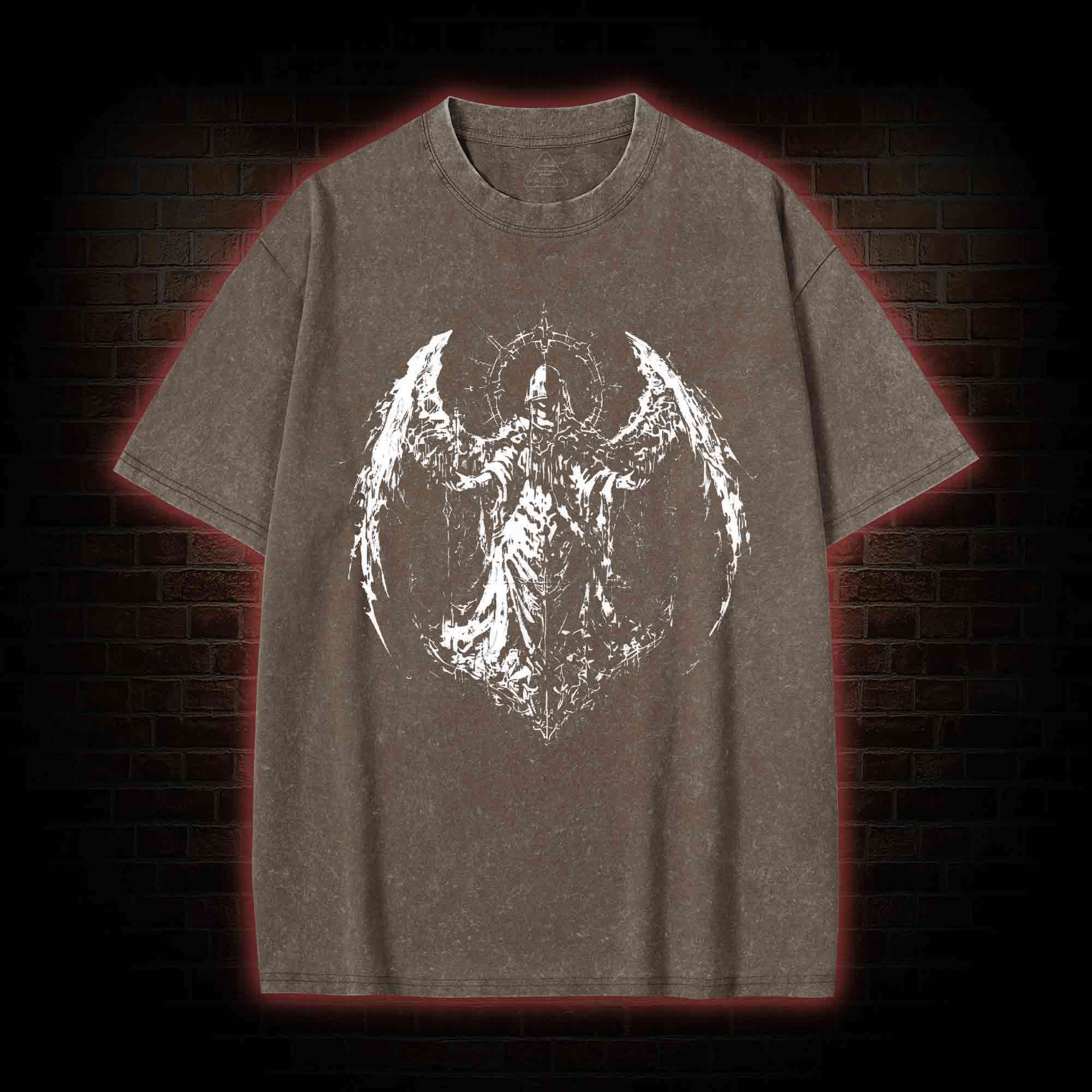 Gothic Angel Washed T-shirt