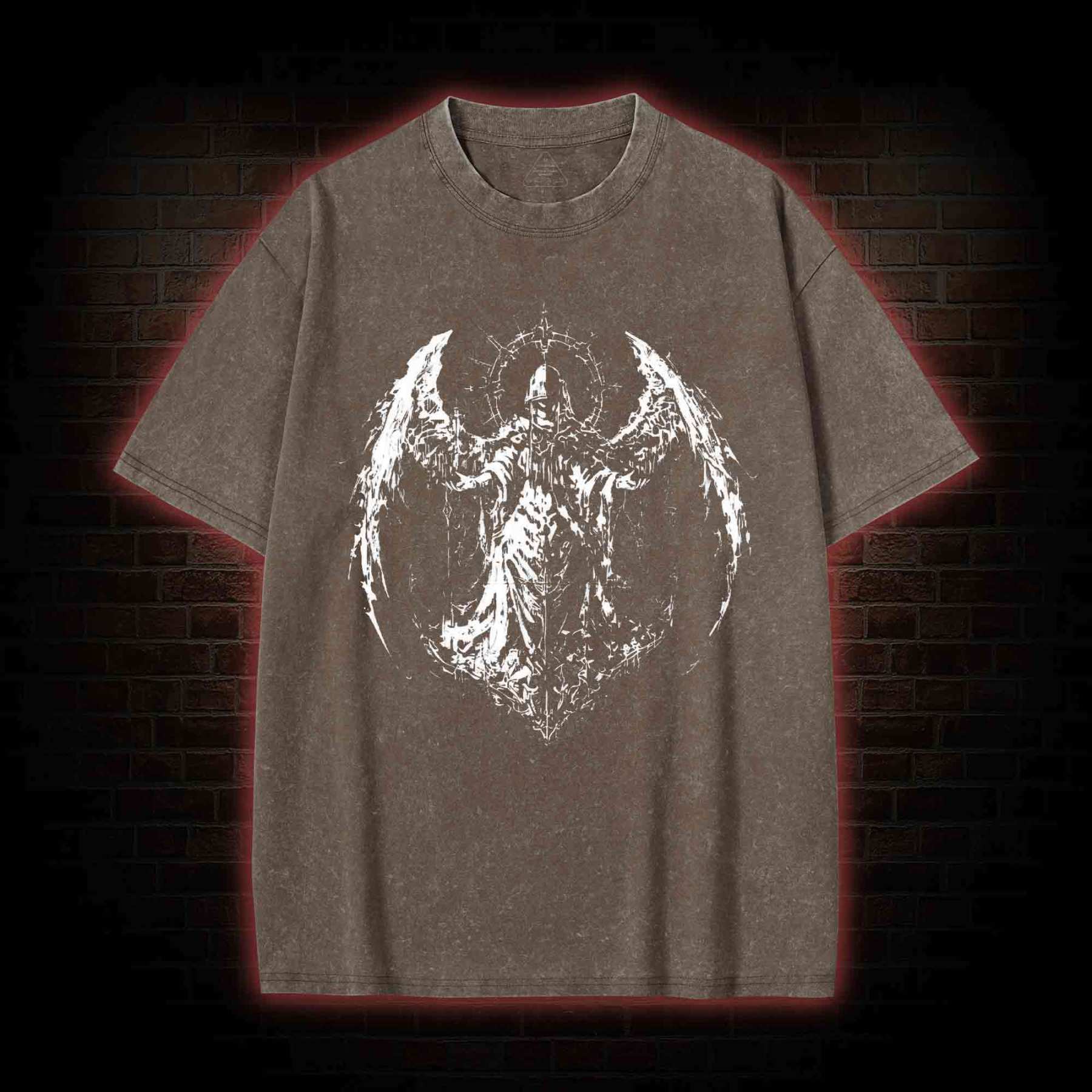 Gothic Angel Washed T-shirt