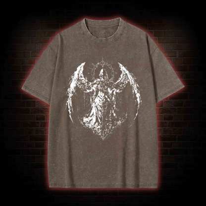 Gothic Angel Washed T-shirt