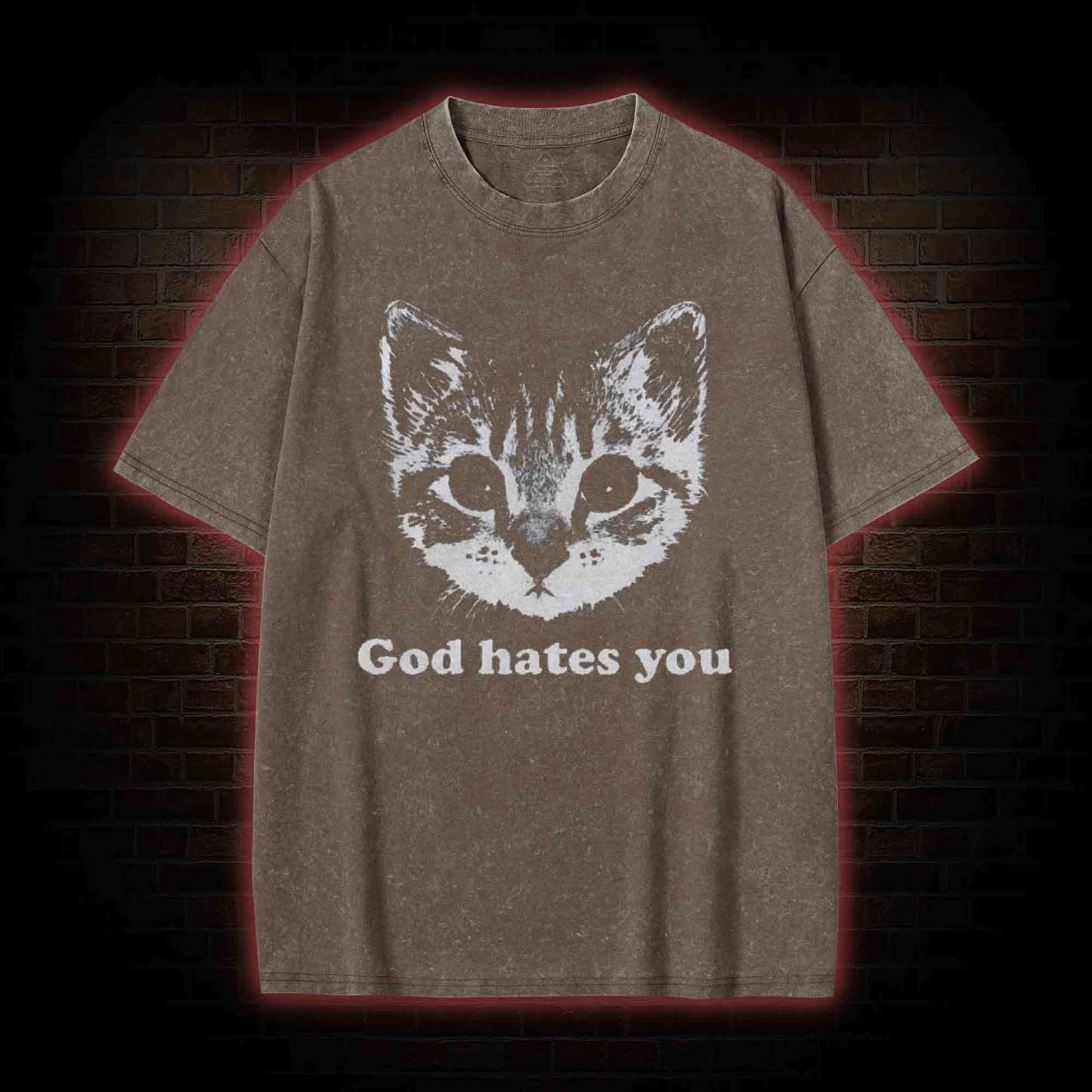 God Hates You Washed T-shirt