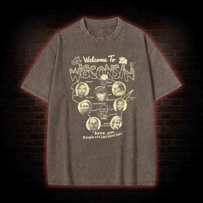 Welcome to Wisconsin Washed T-shirt