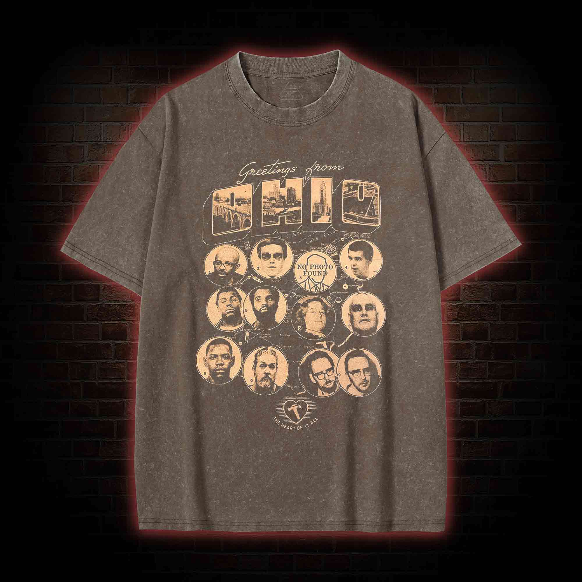 Greetings from OHIO Washed T-shirt